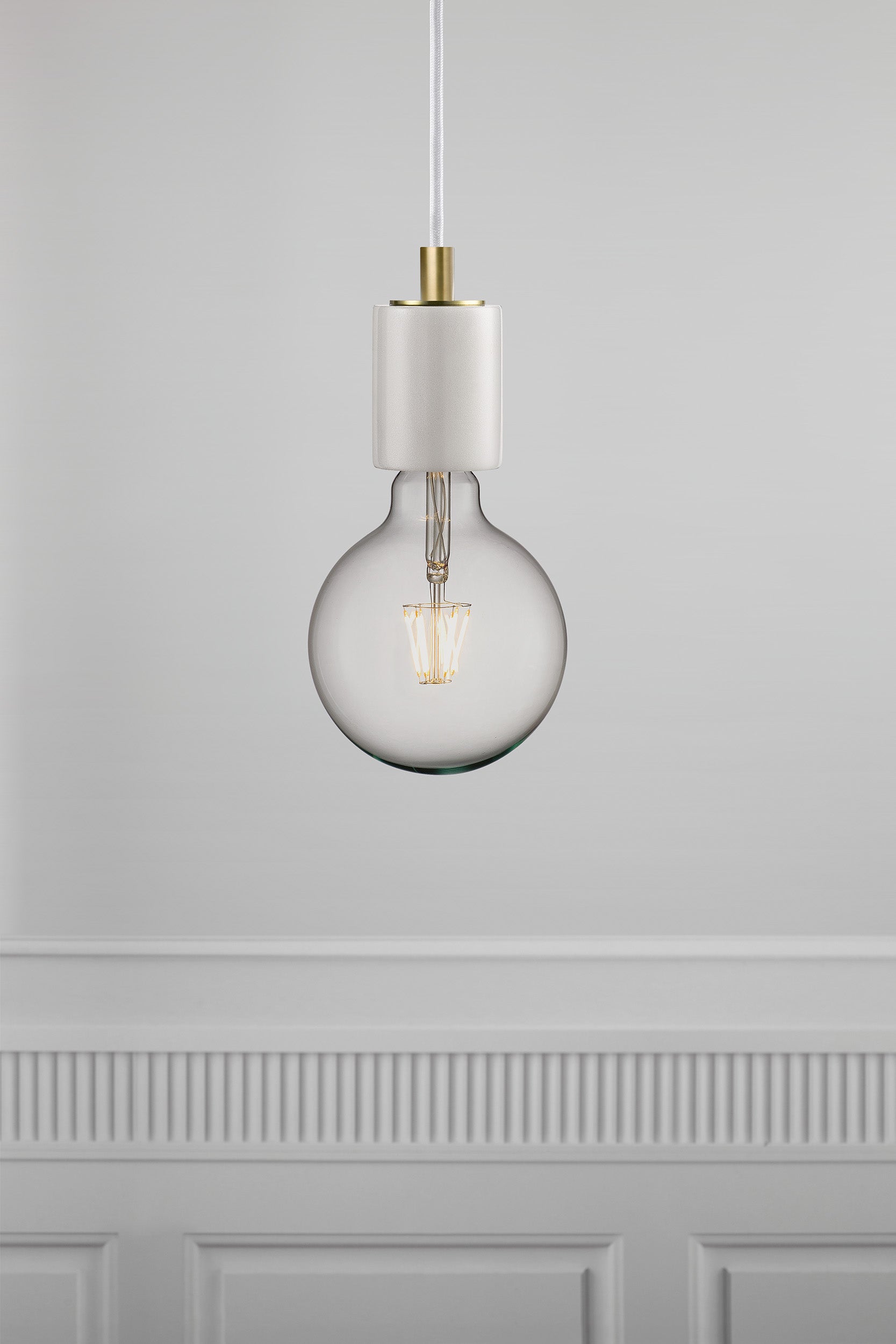 Lampa wisząca Siv biały marmur