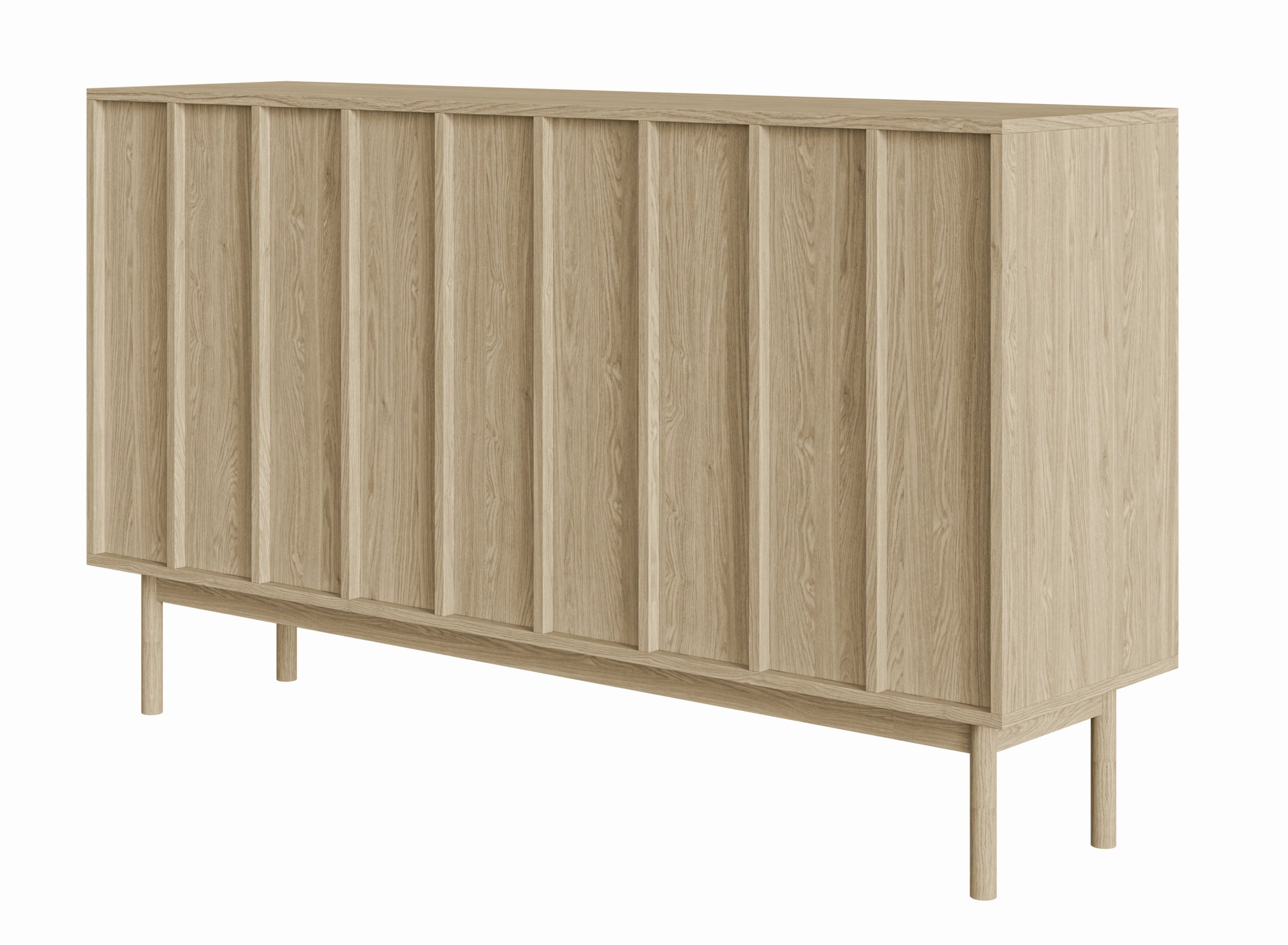 Komoda trzydrzwiowa Neksto 150 cm Dąb olejowany
