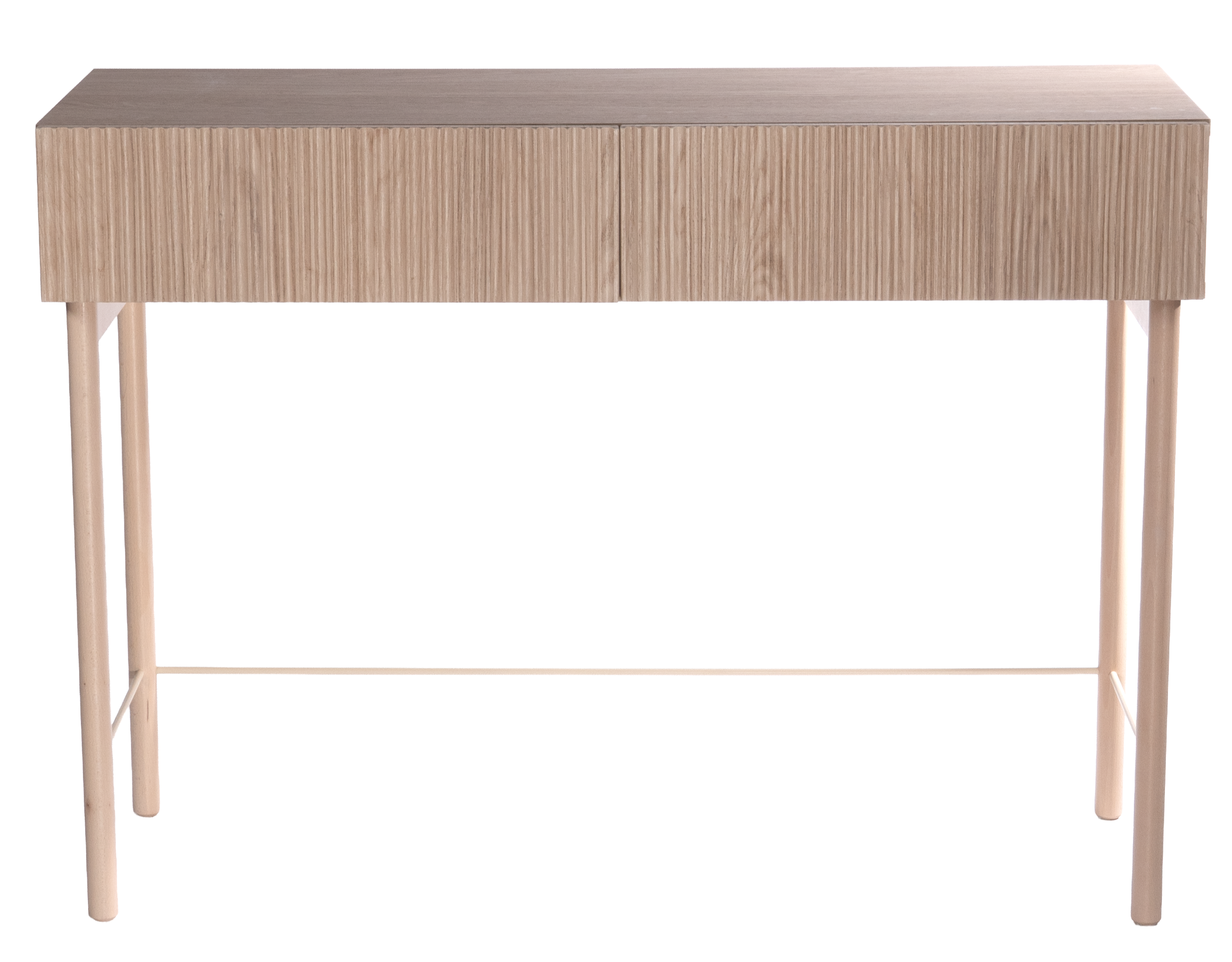 Toaletka Nolie z szufladami i nóżkami 110 cm Dąb Olejowany