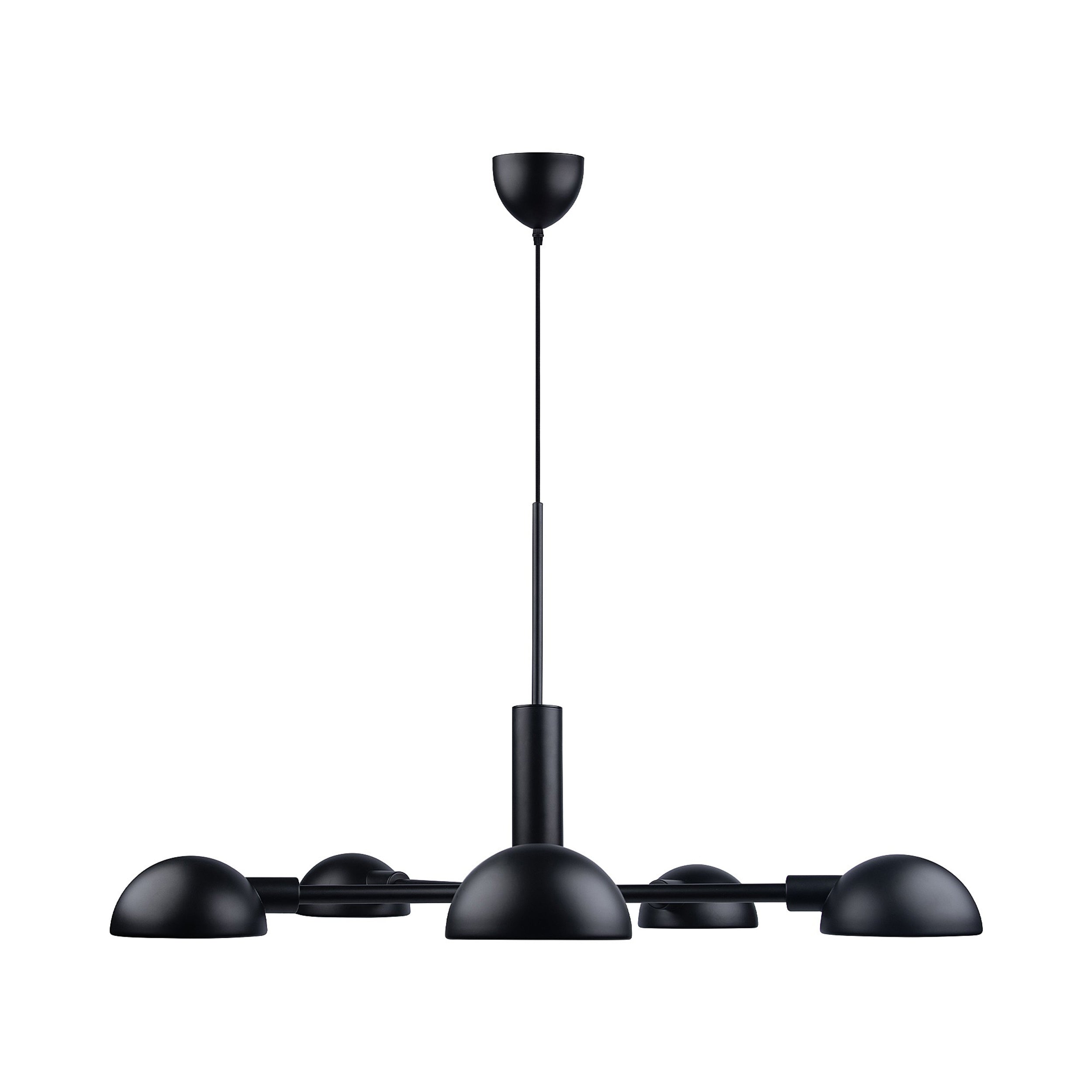 Lampa wisząca Nomi x5 czarna