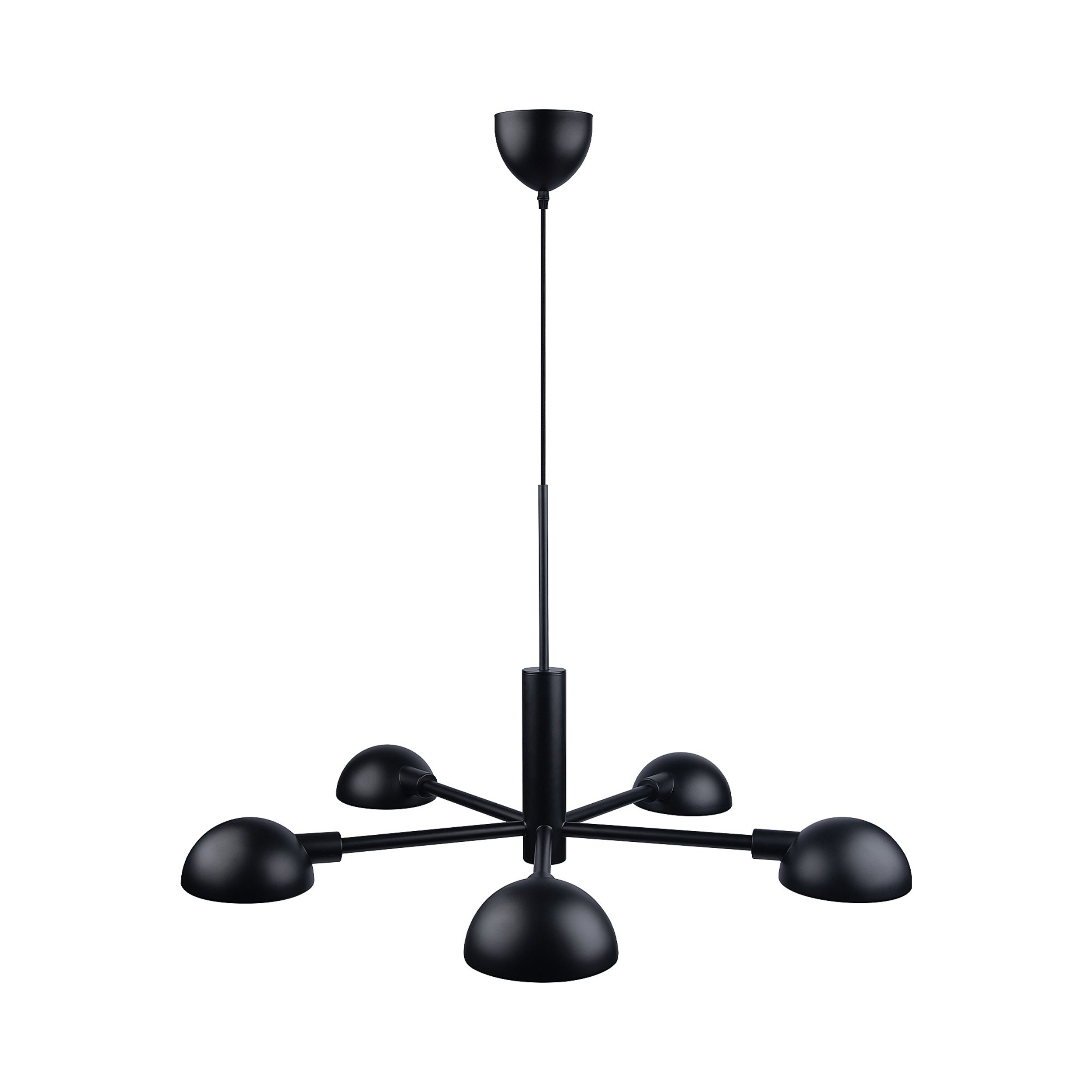 Lampa wisząca Nomi x5 czarna
