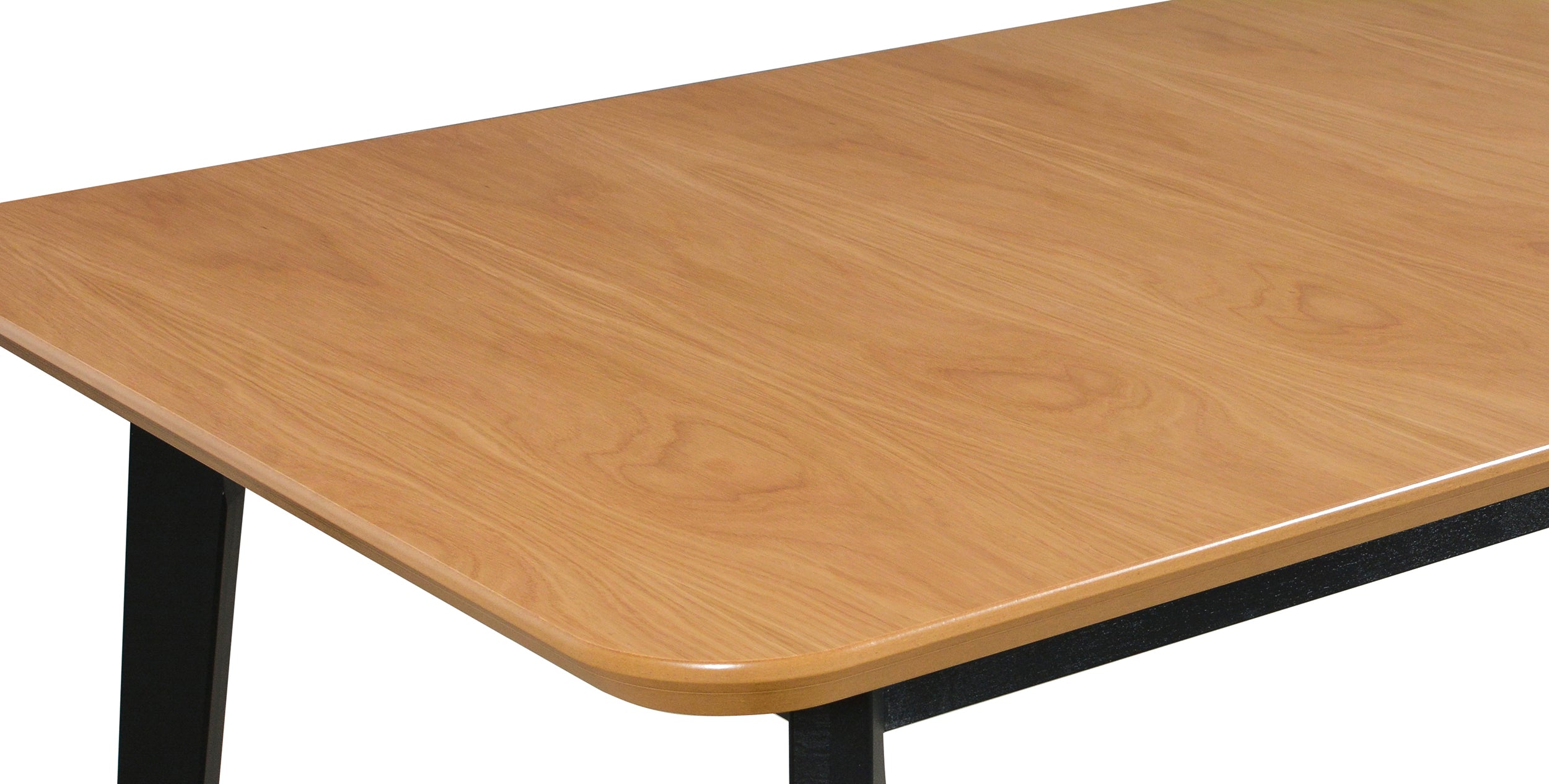 Stół drewniany do jadalni rozkładany Ofitied 140-180x80 cm czarny/dąb naturalny