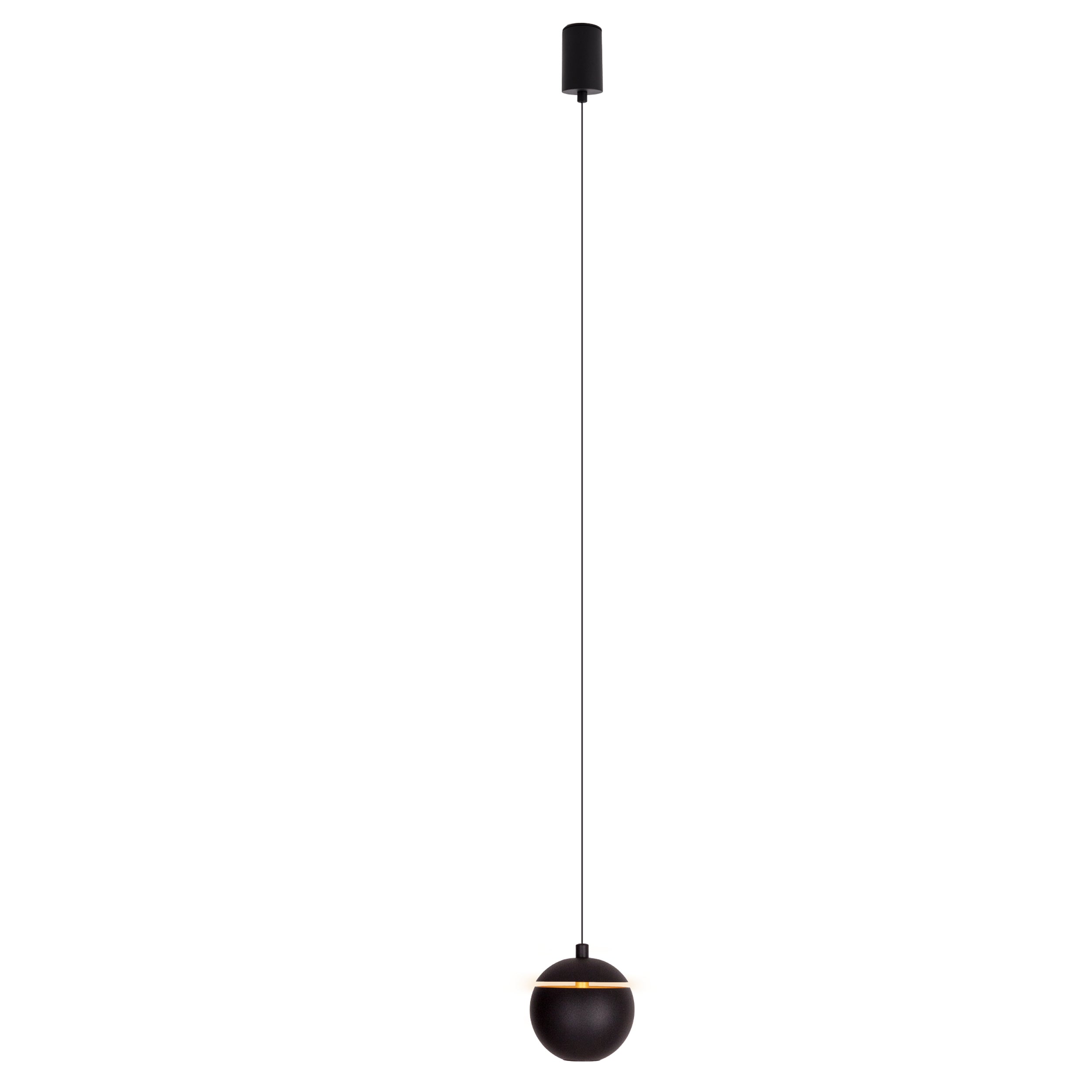 Lampa wisząca Cometshine czarno-złota