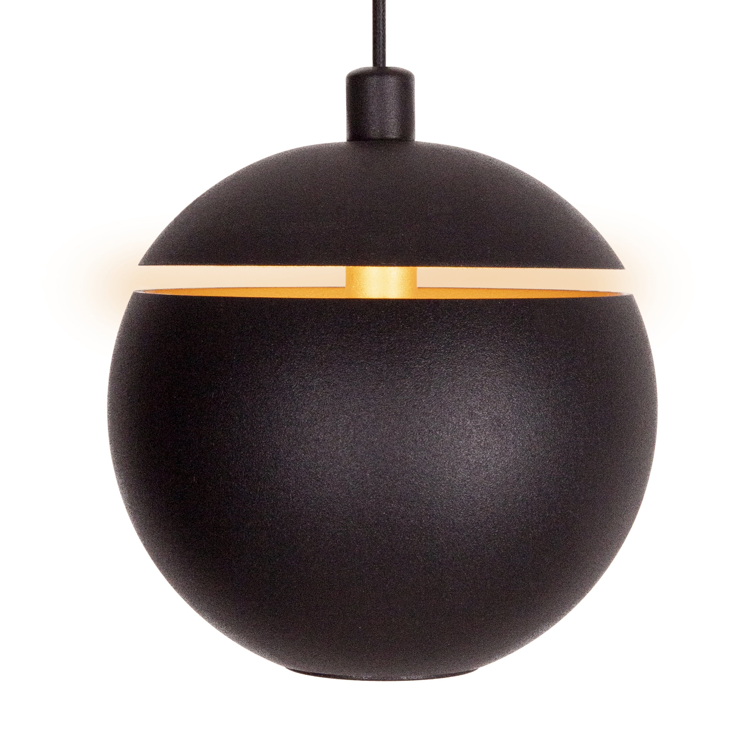 Lampa wisząca Cometshine czarno-złota