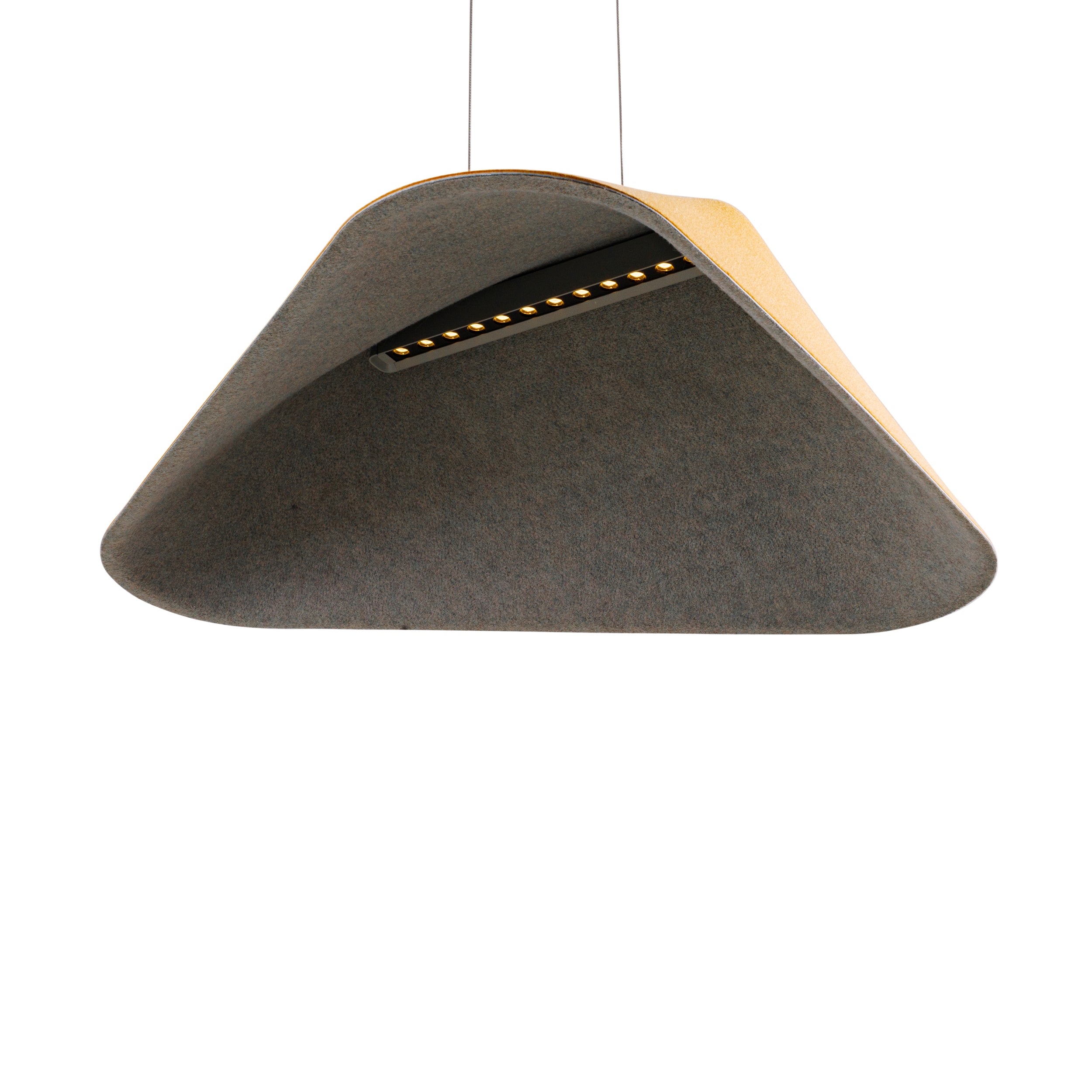 Lampa wisząca Carbon pomarańczowa