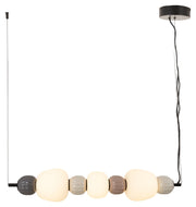 Lampa Wisząca LED Modern x3 brązowa