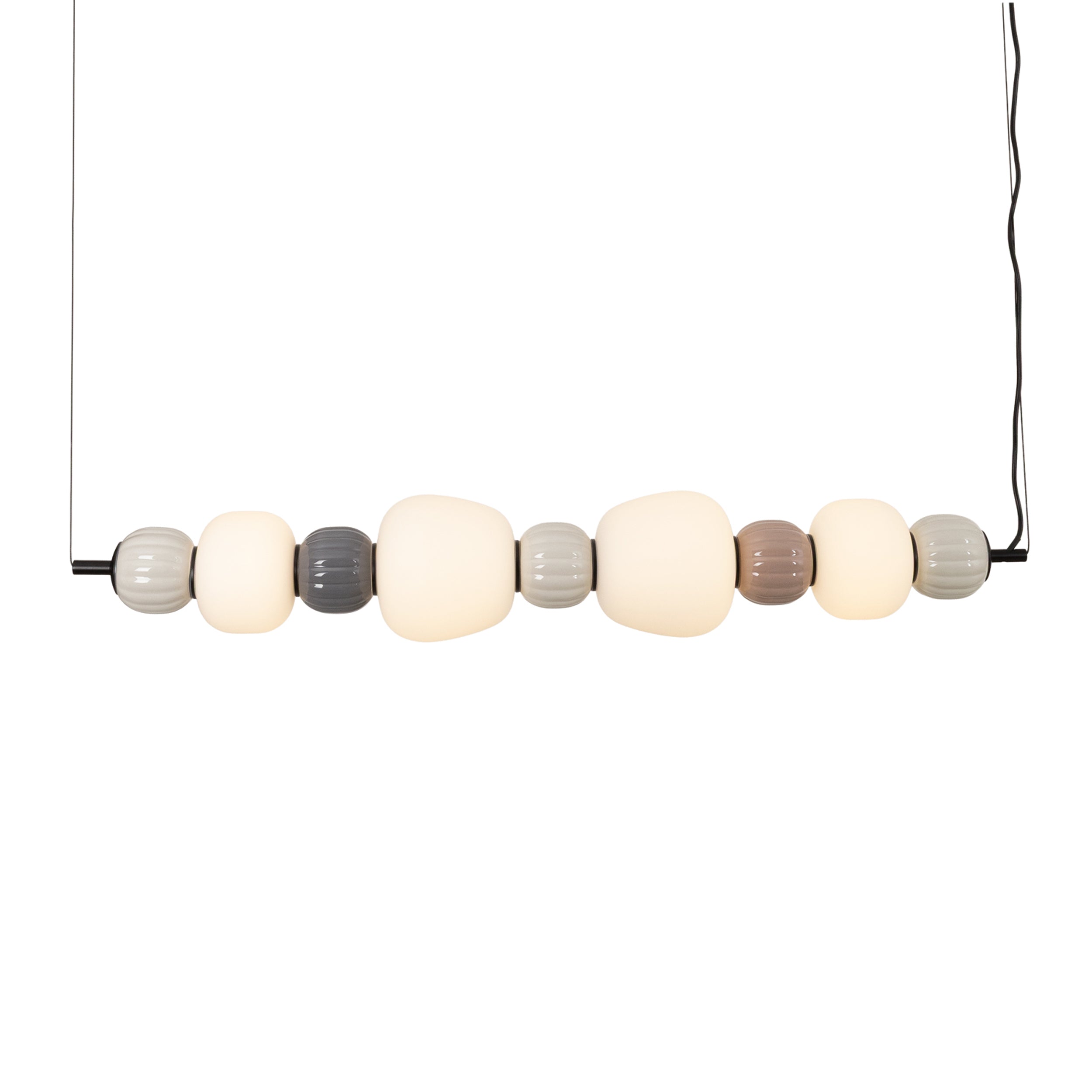 Lampa Wisząca LED Modern x4 brązowa