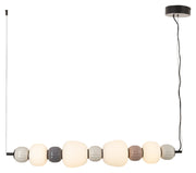 Lampa Wisząca LED Modern x4 brązowa