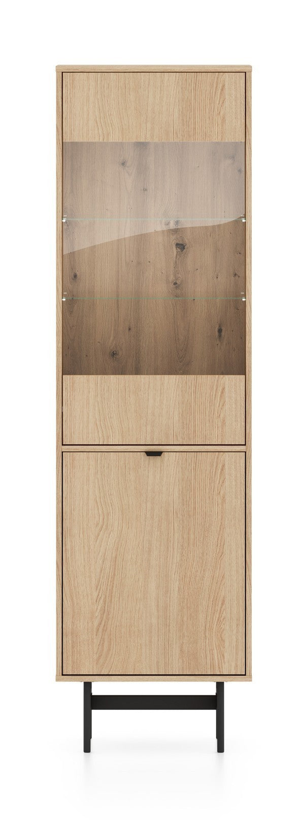 Witryna jednodrzwiowa Heggers 54 cm dąb mavelie