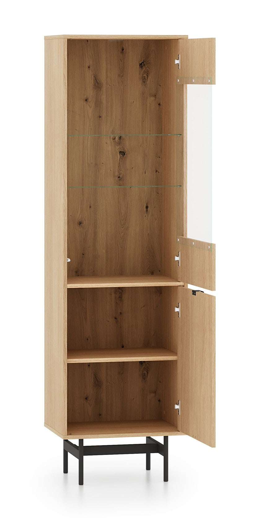 Witryna jednodrzwiowa Heggers 54 cm dąb mavelie
