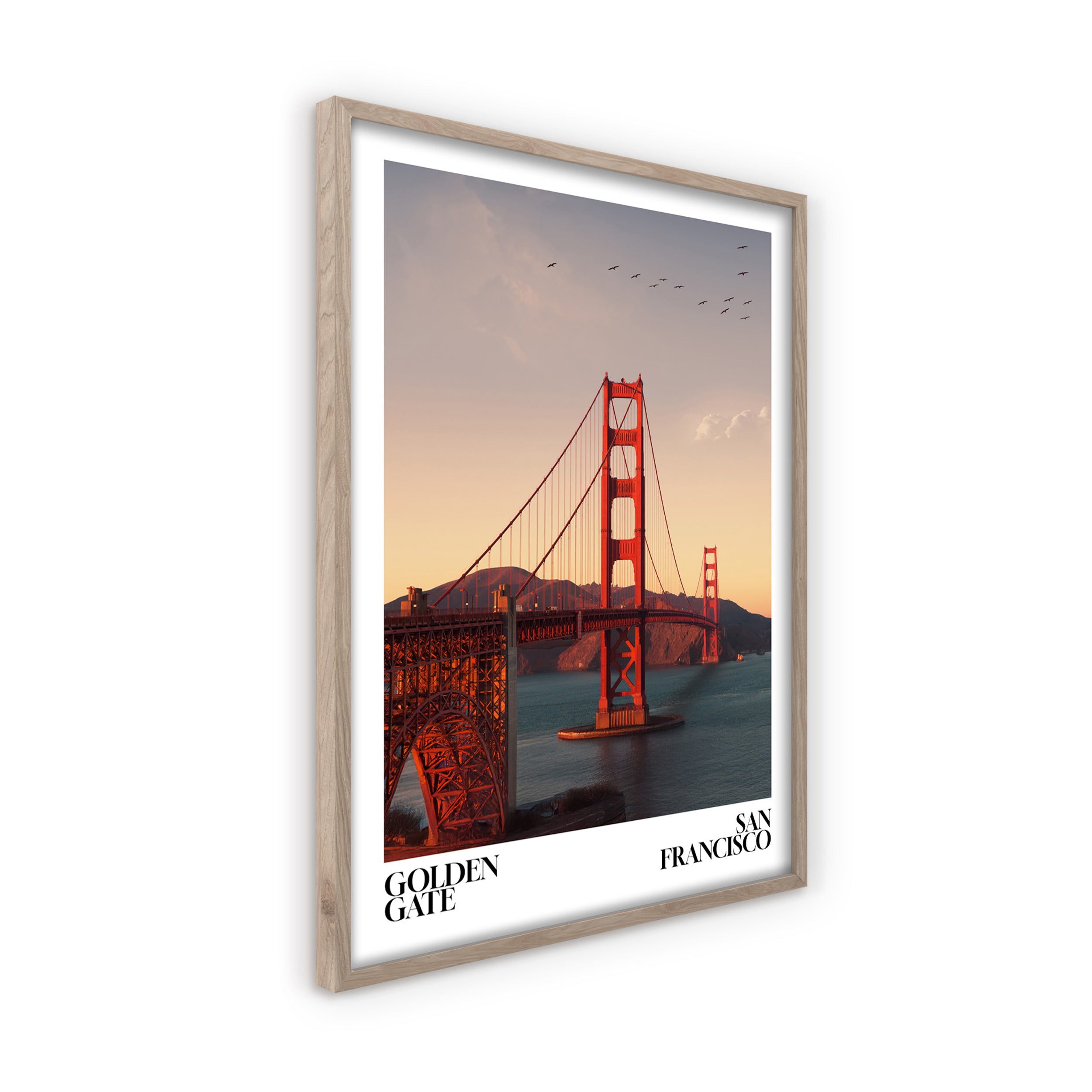 Obraz w ramie Golden Gate 70x50 cm