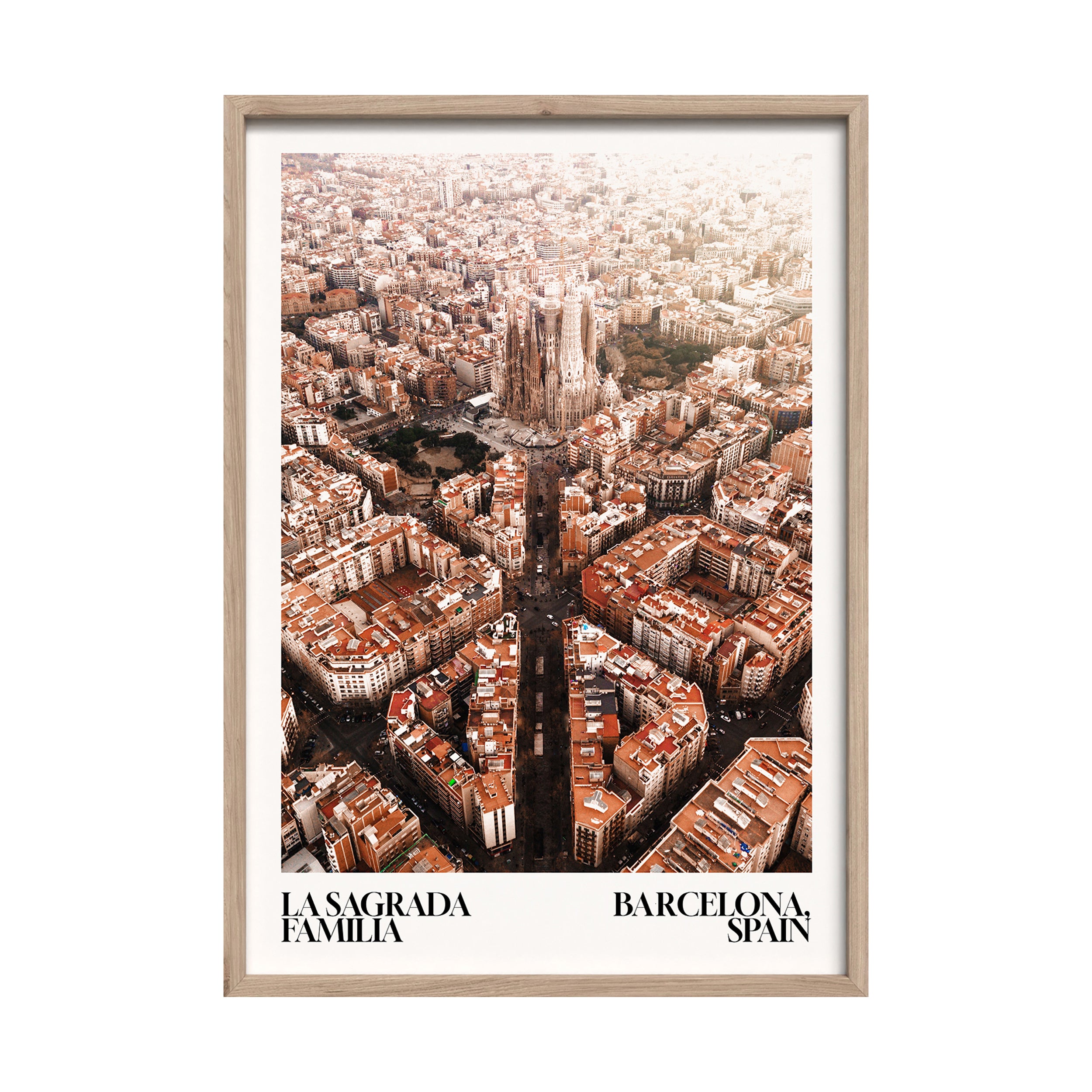 Obraz w ramie Barcelona 70x50 cm
