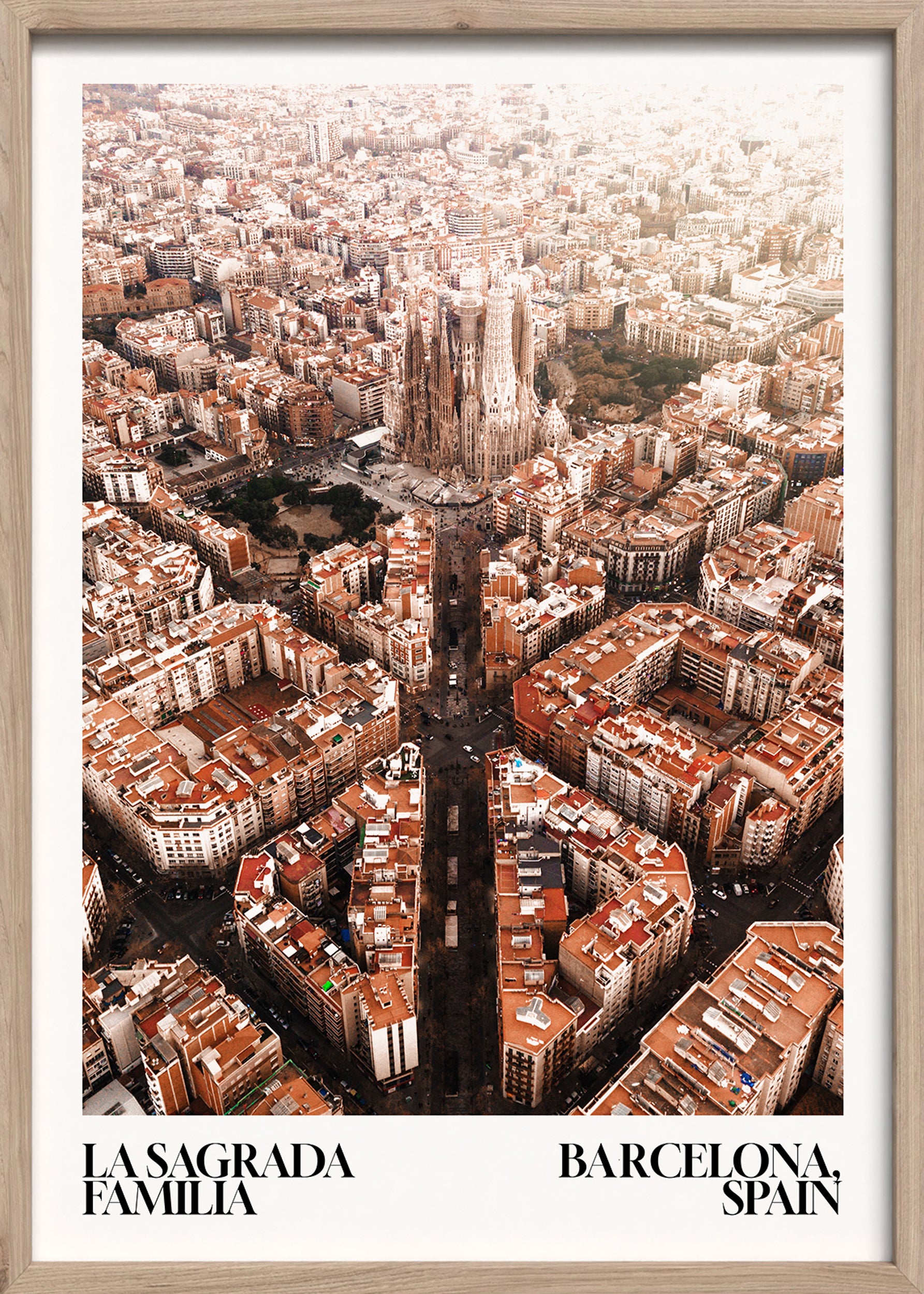 Obraz w ramie Barcelona 70x50 cm