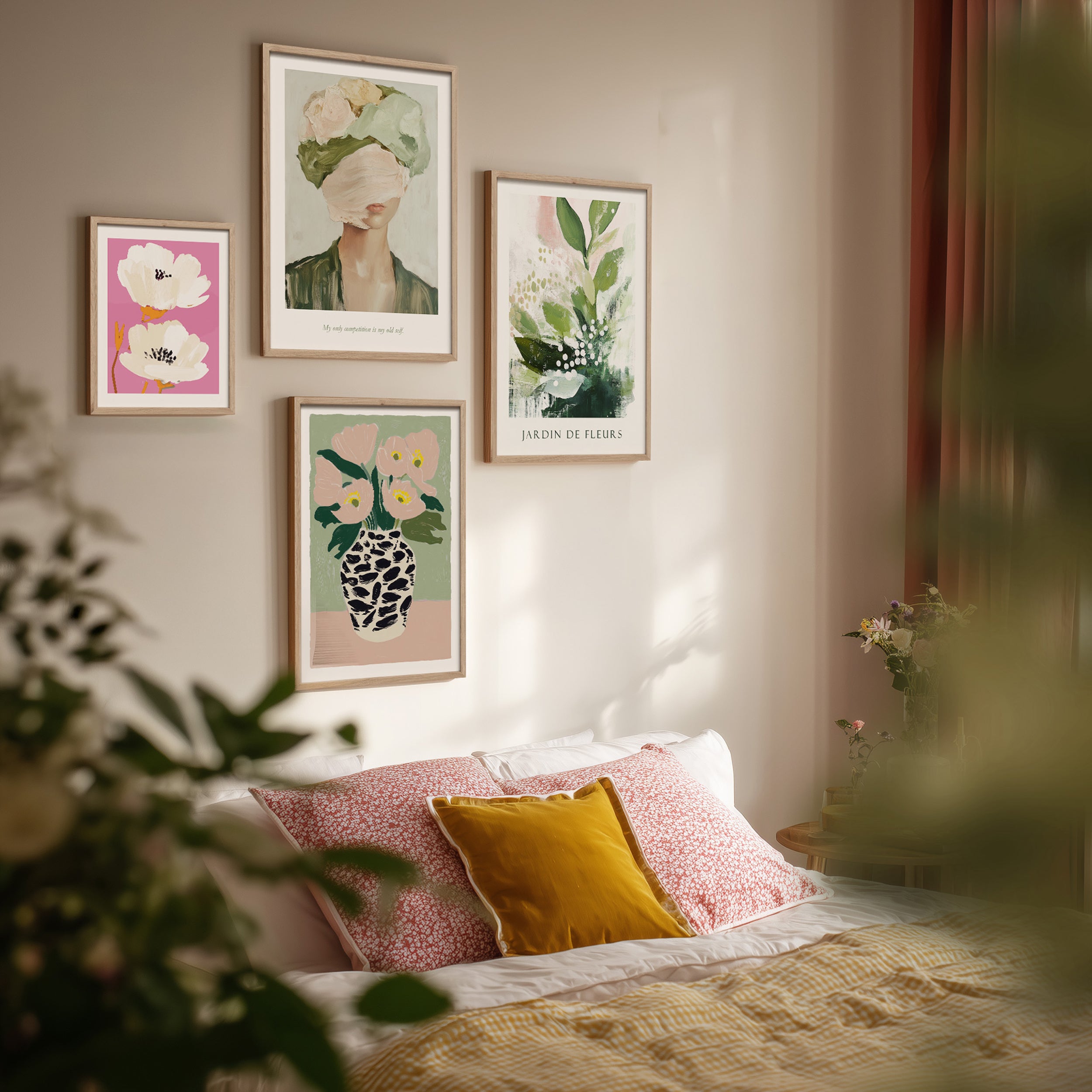 Obraz w ramie Fleurs 70x50 cm