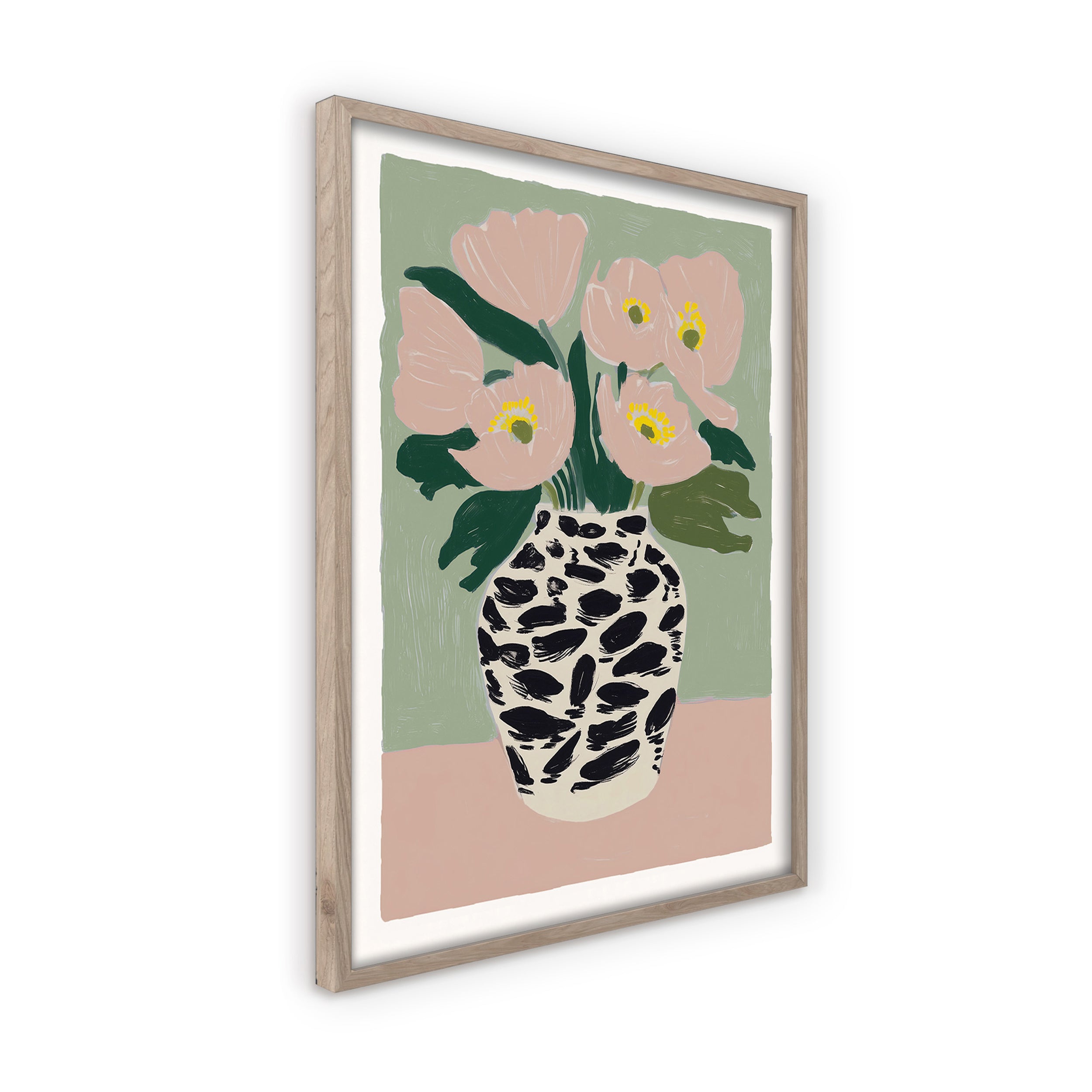 Obraz w ramie Spotted Vase 70x50 cm