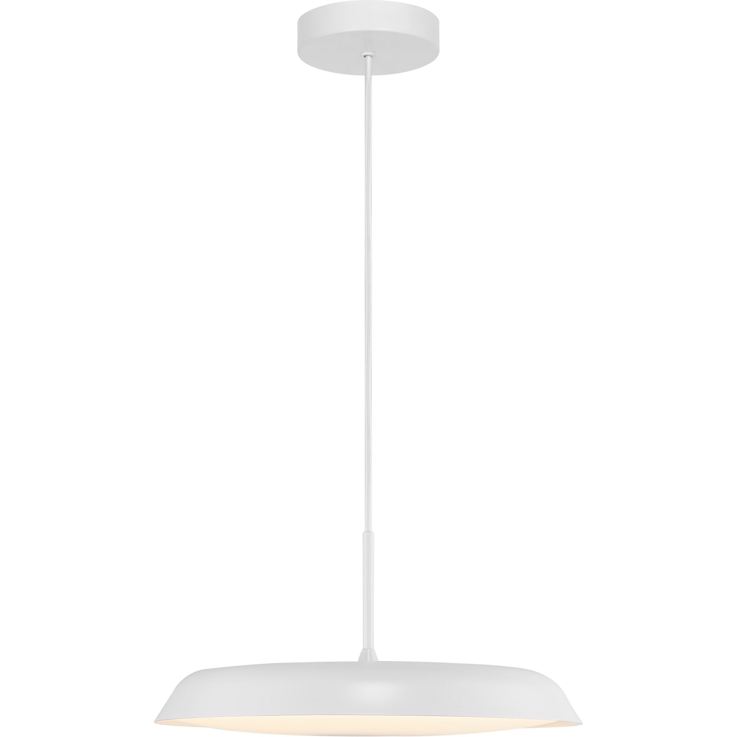 Lampa wisząca Piso LED biała z funkcją ściemniania i regulacją światła 2200k-2700k