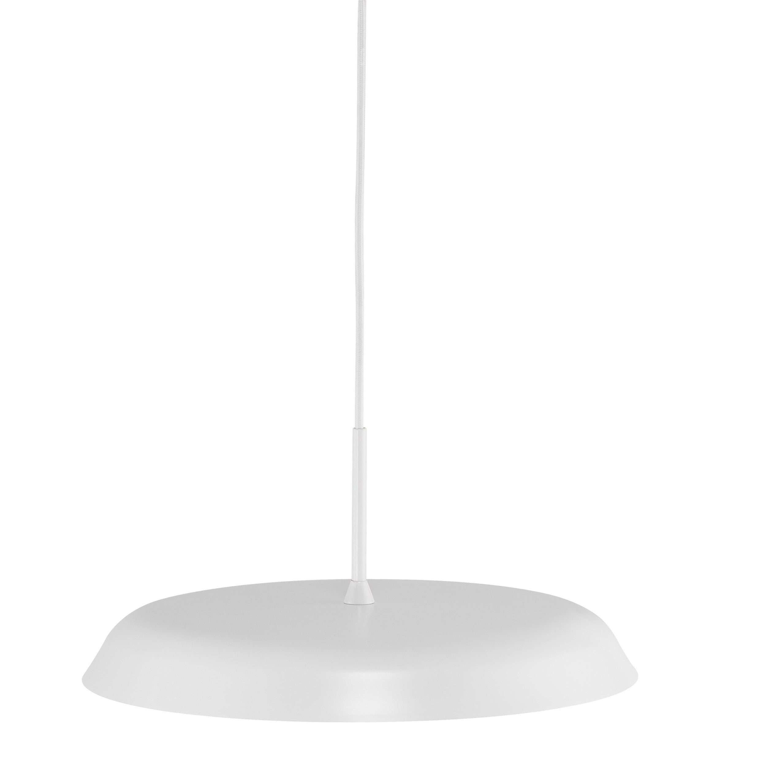 Lampa wisząca Piso LED biała z funkcją ściemniania i regulacją światła 2200k-2700k