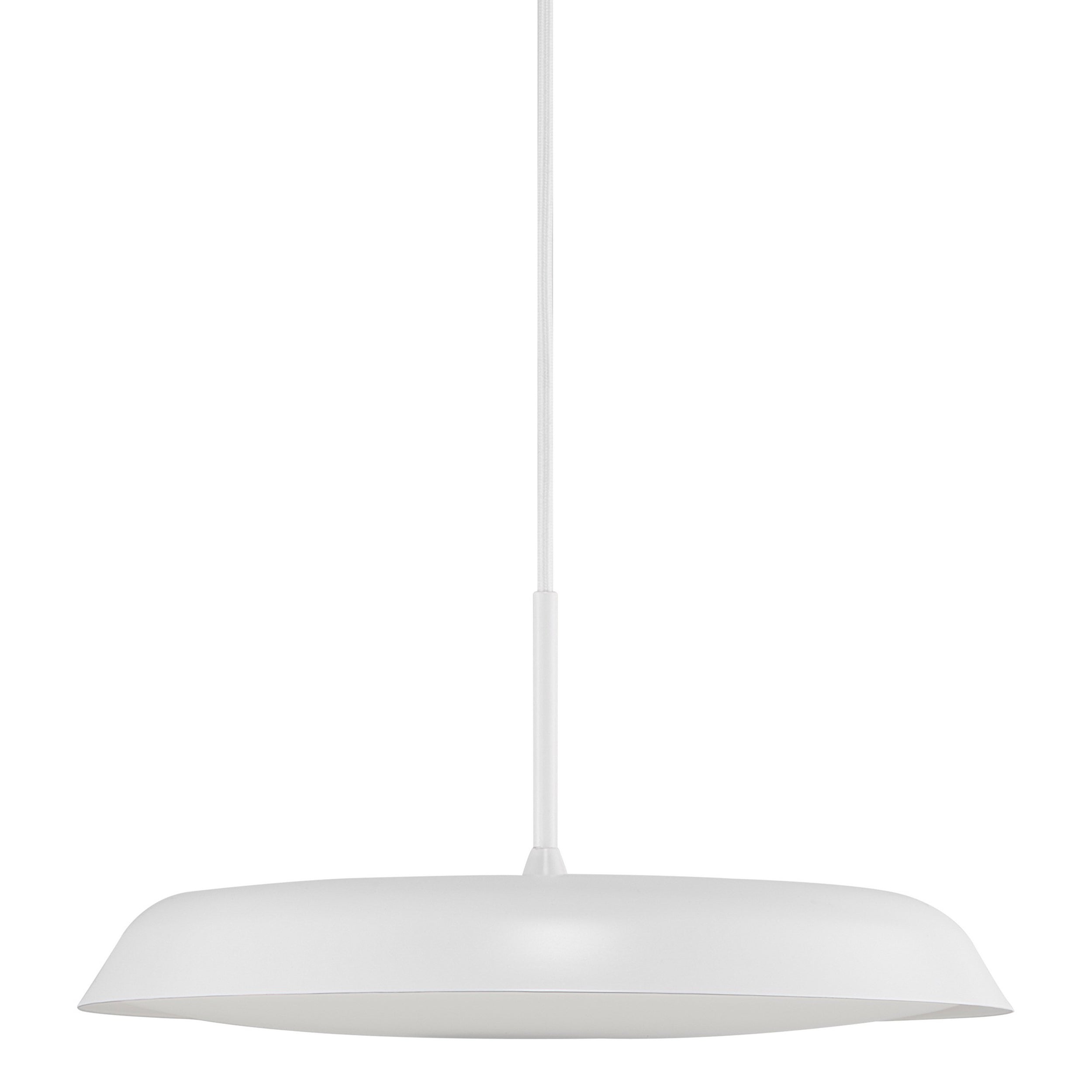 Lampa wisząca Piso LED biała z funkcją ściemniania i regulacją światła 2200k-2700k