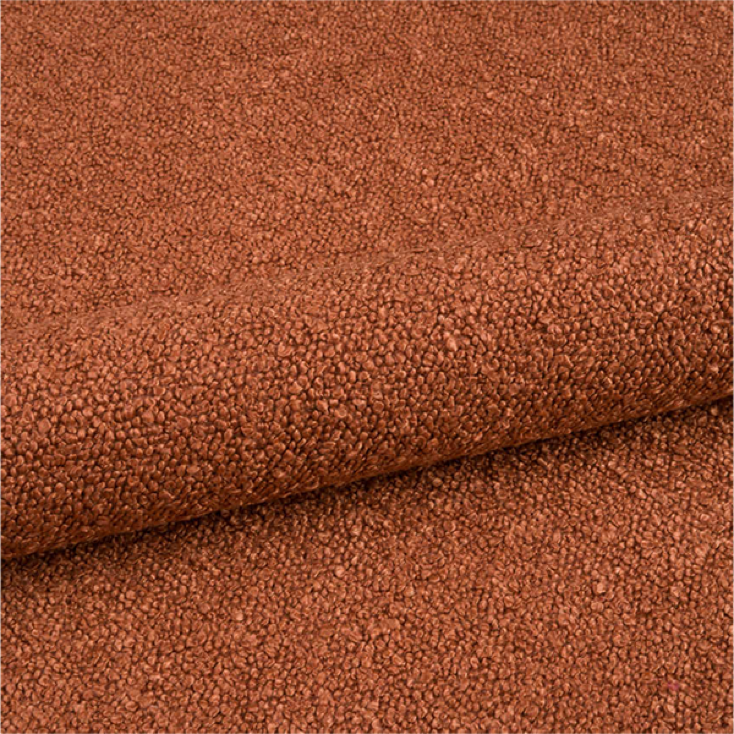 Poszewka dekoracyjna Boucle 50x50 cm ruda