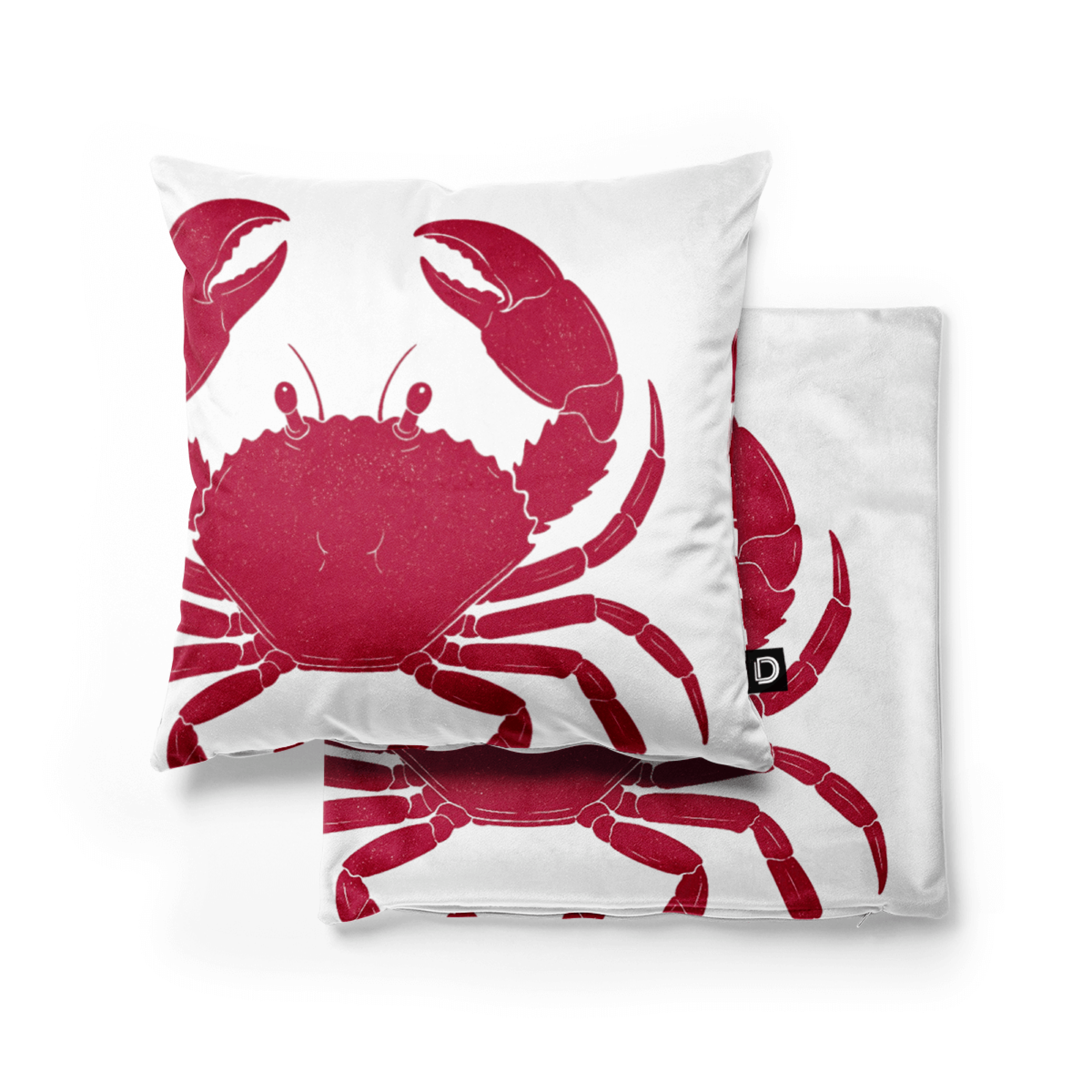 Poszewka dekoracyjna Marine 45x45 cm duży krab