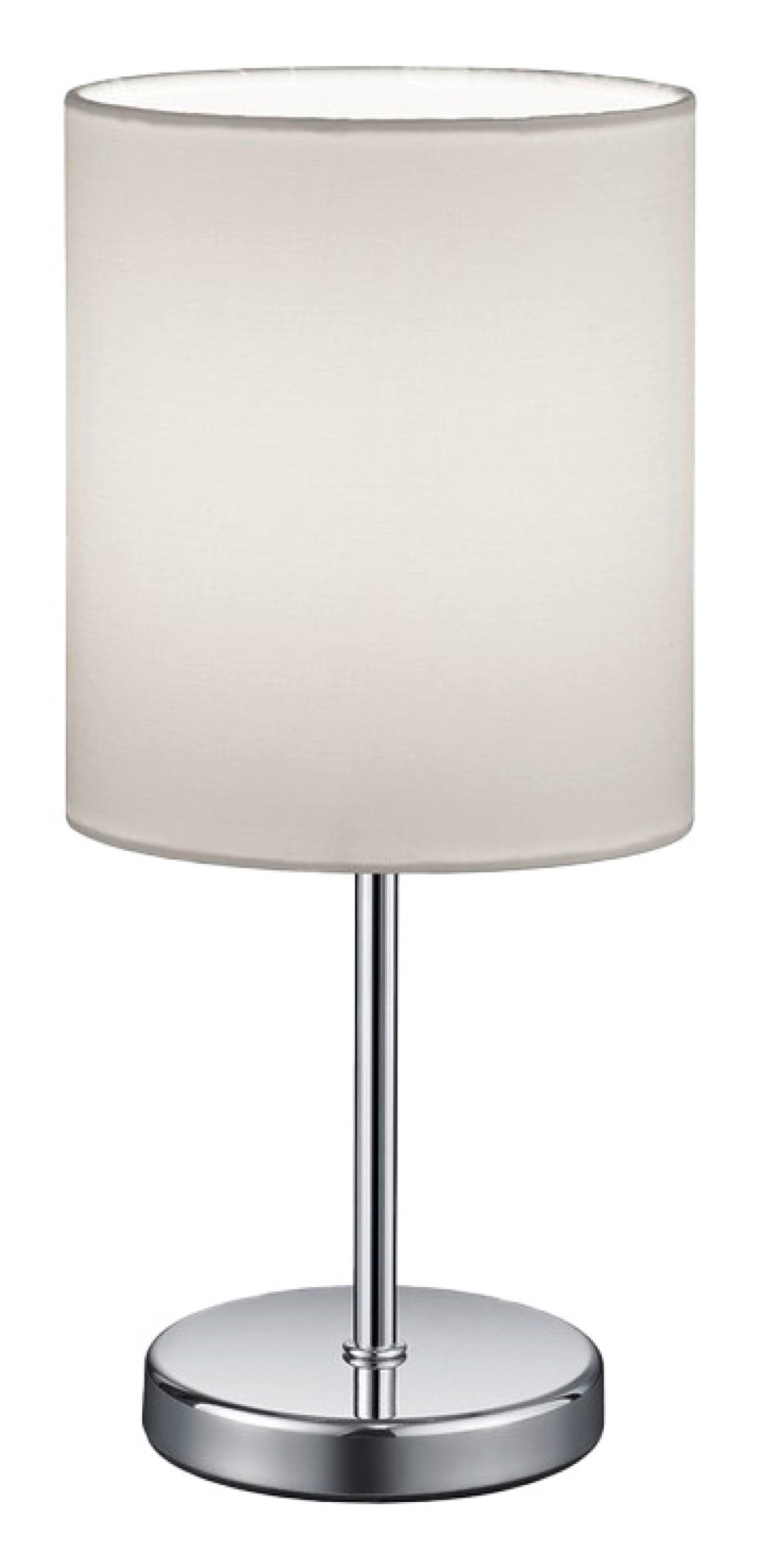 Lampa stołowa Jerry biało-srebrna
