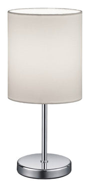 Lampa stołowa Jerry biało-srebrna