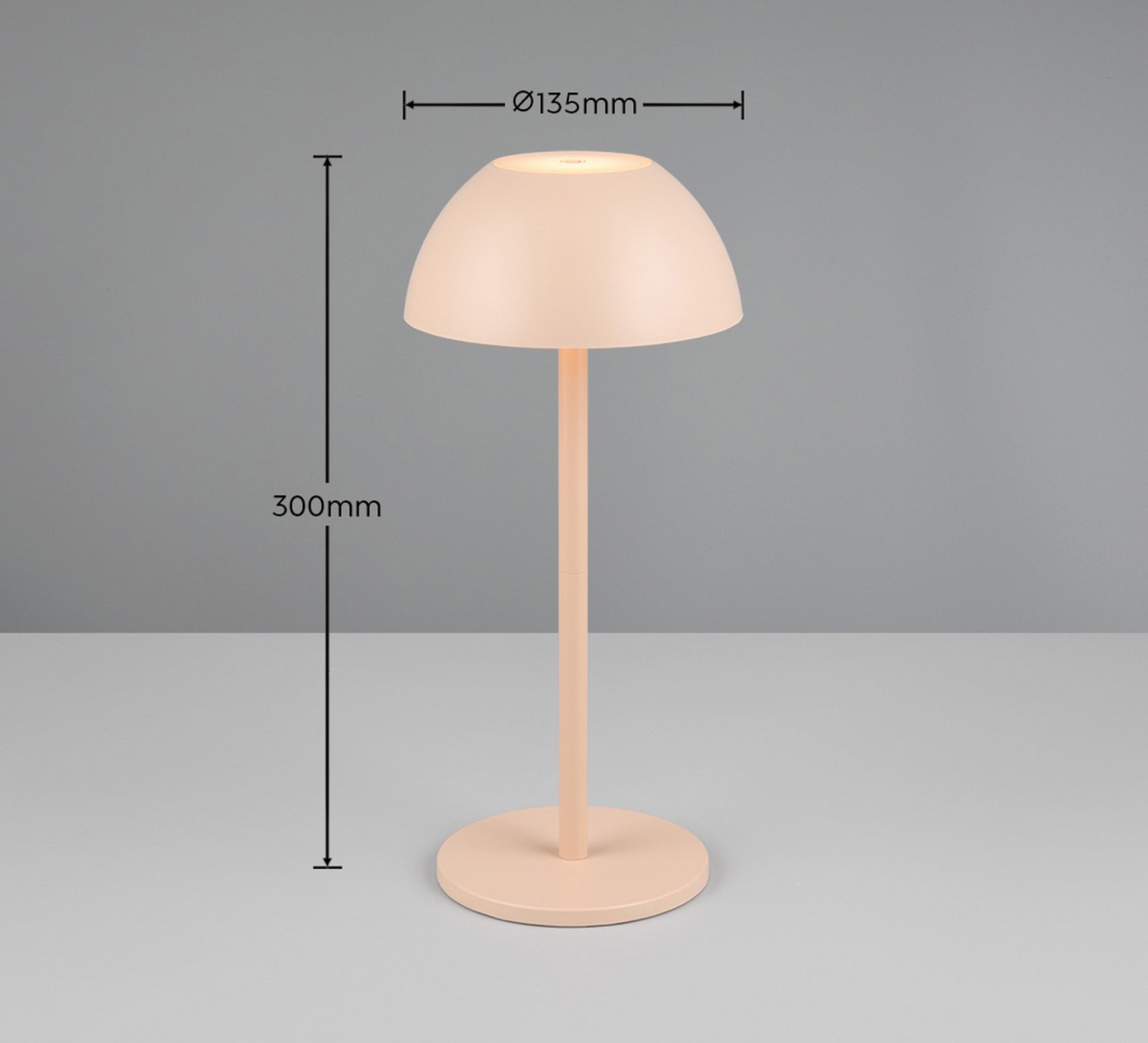 Lampa ogrodowa Ricardo LED beżowa