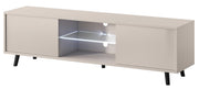 Szafka RTV Lefyr 140 cm Szary beż