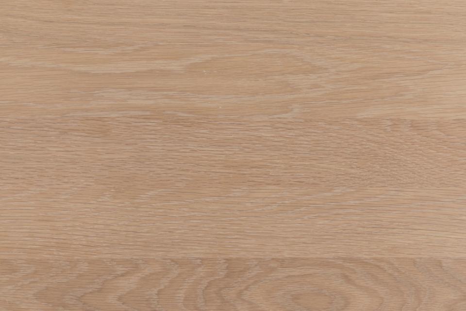 Stolik kawowy Rathiang okrągły w kolorze dębu z lamelową podstawą 80 cm