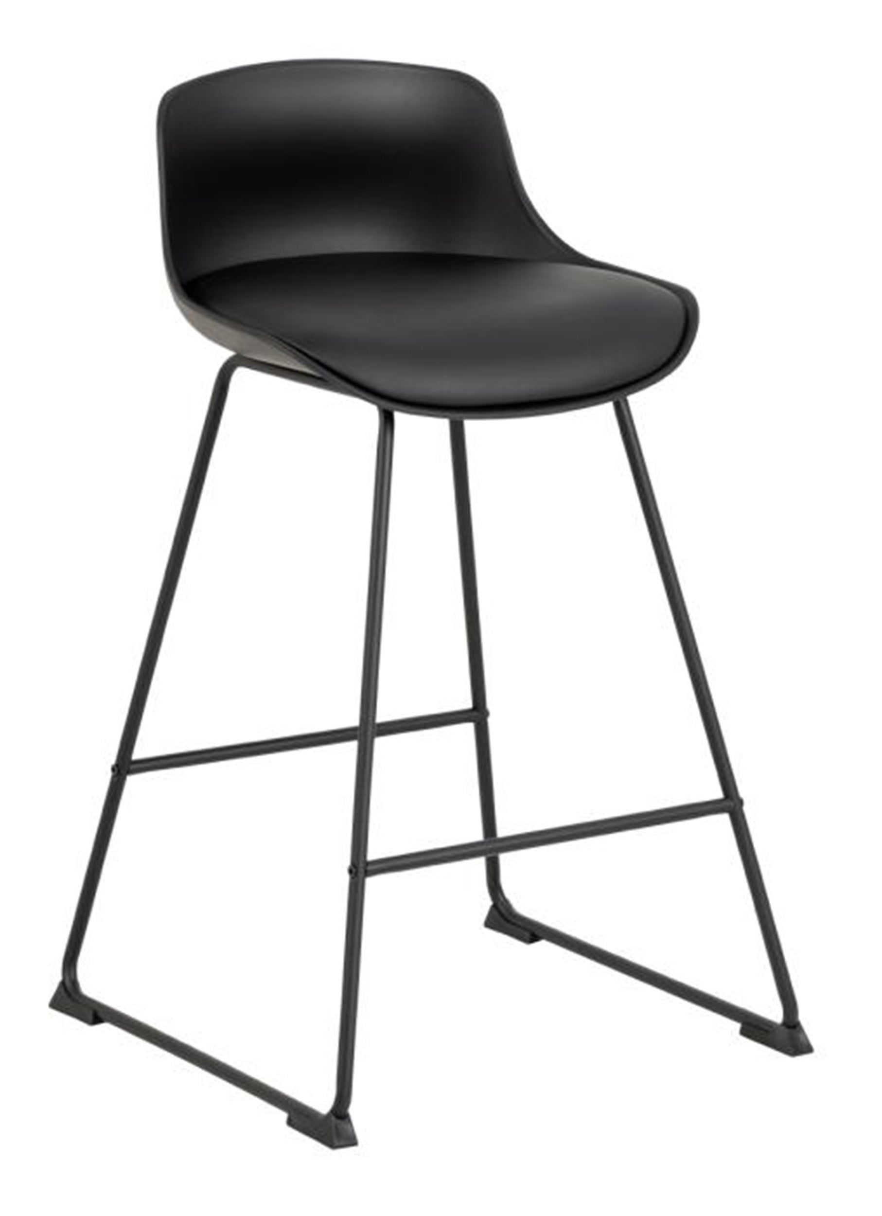 Hoker Schino podstawa 60 cm czarna ekoskóra