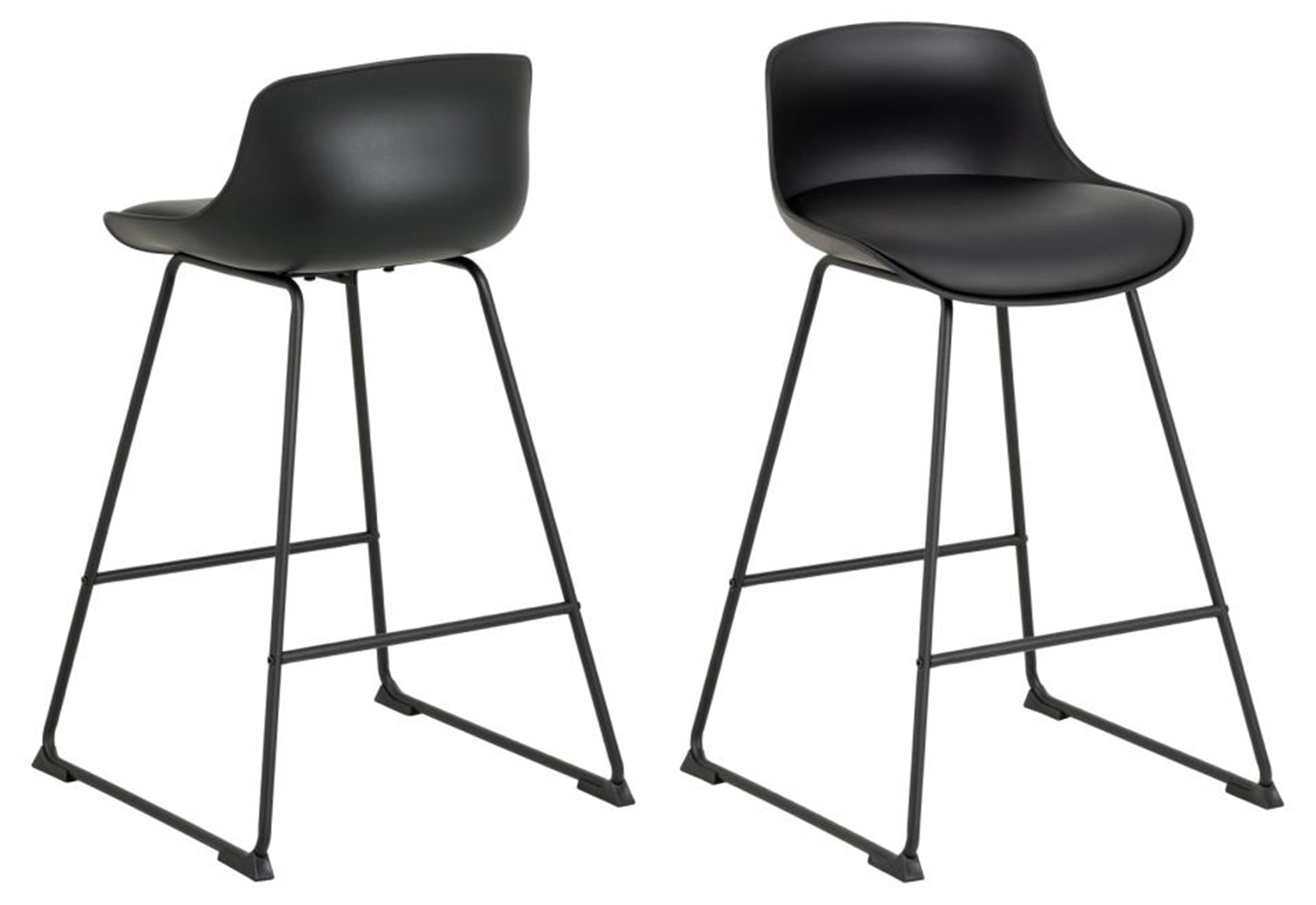 Hoker Schino podstawa 60 cm czarna ekoskóra