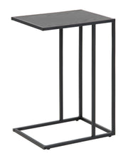 Stolik boczny Seaford metalowy 43x35 cm czarny