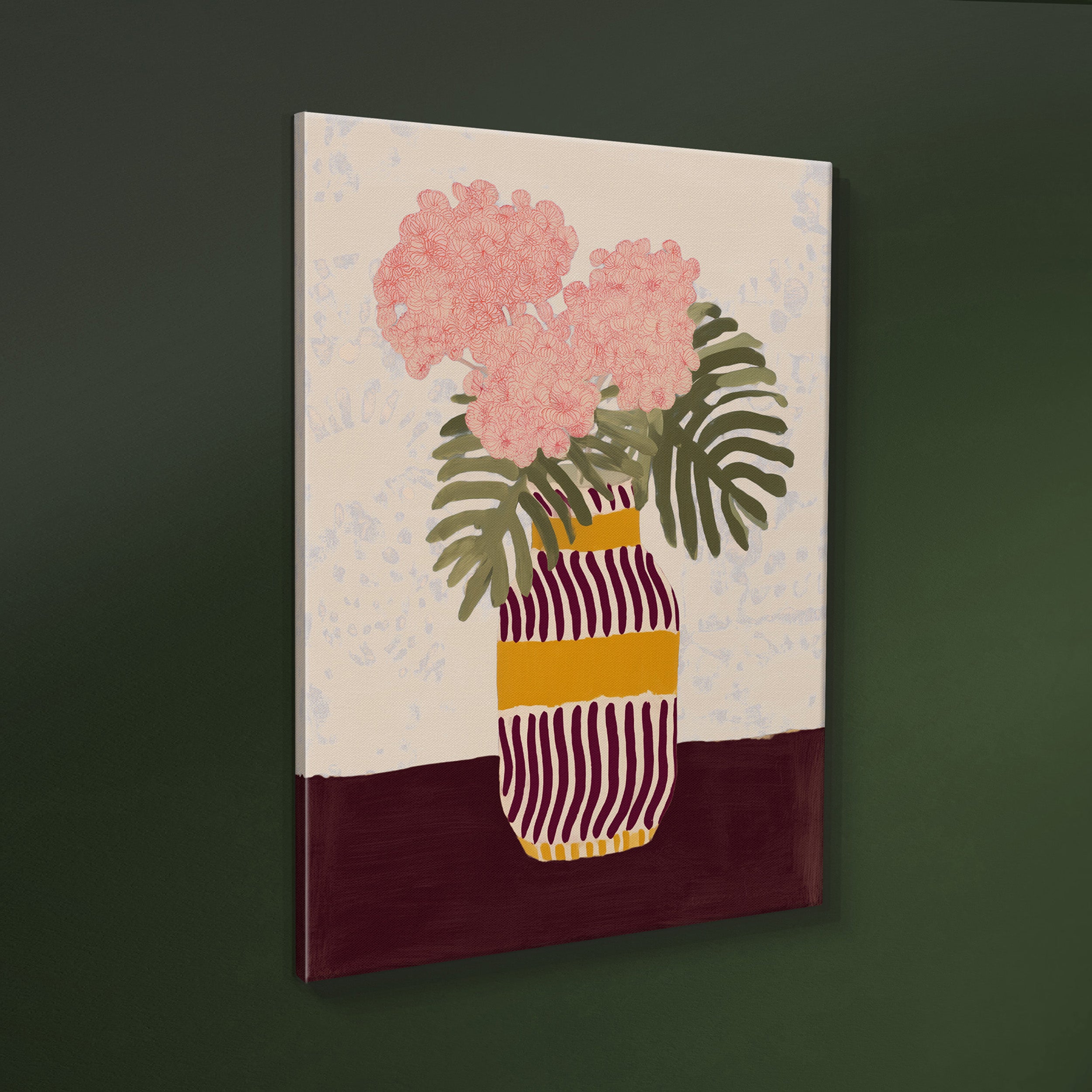 Obraz na płótnie Striped Vase 80x60 cm