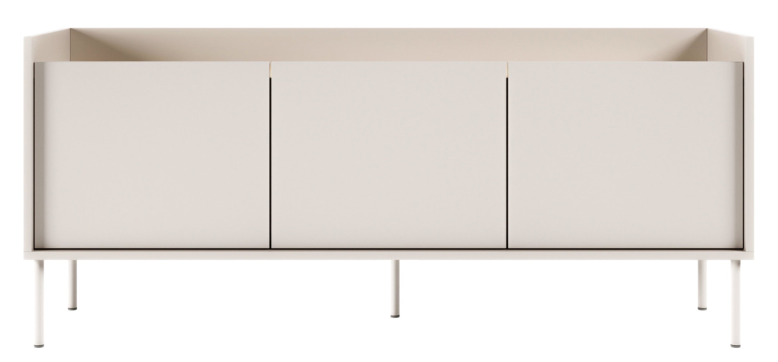 Szafka RTV Tovi trzydrzwiowa 140 cm kaszmir/dąb lindberg