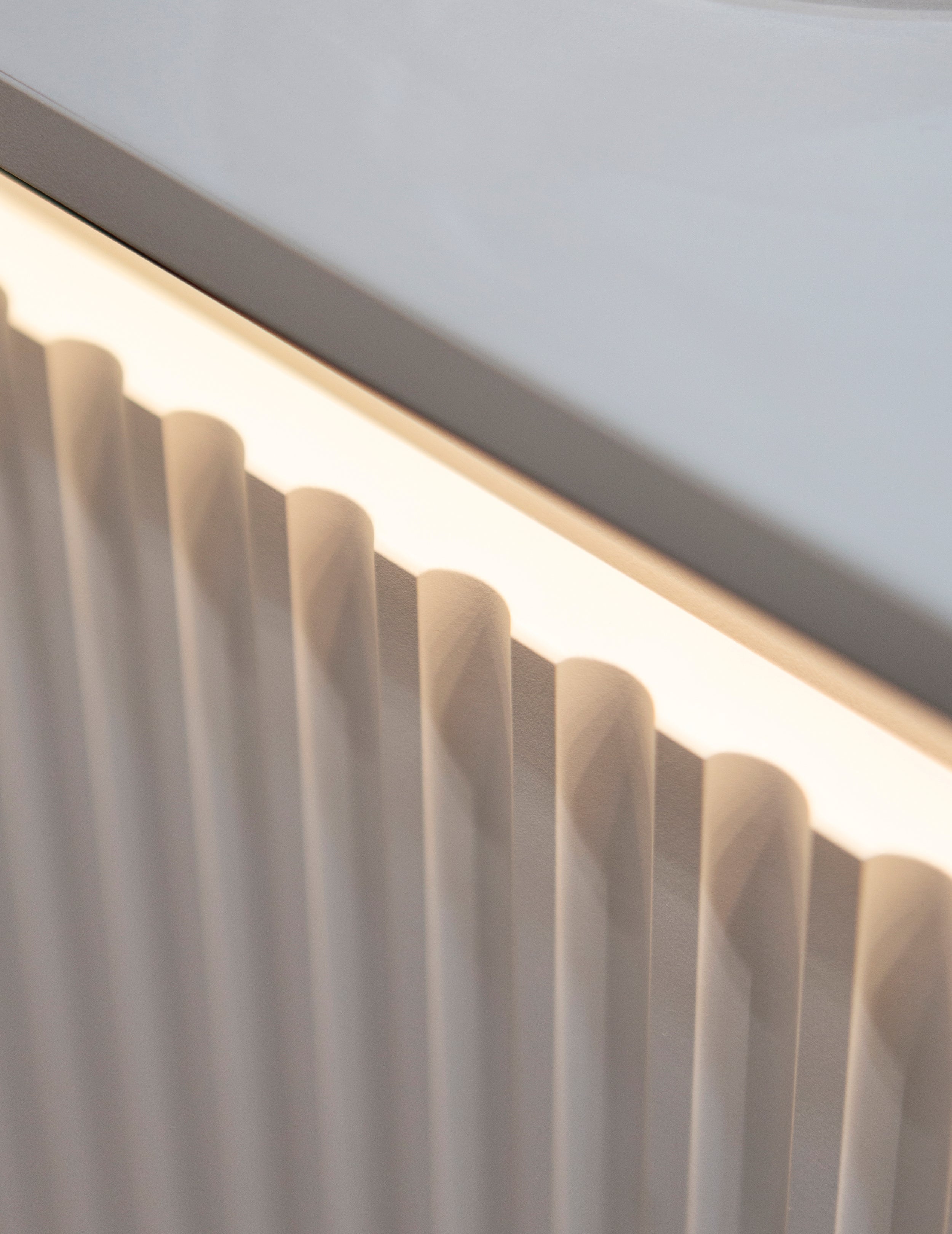 Szafka nocna Trend 46 cm z LED Biała