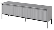 Szafka RTV Trend 167 cm z LED Szara