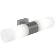 Kinkiet Tangens x2 stalowy IP44