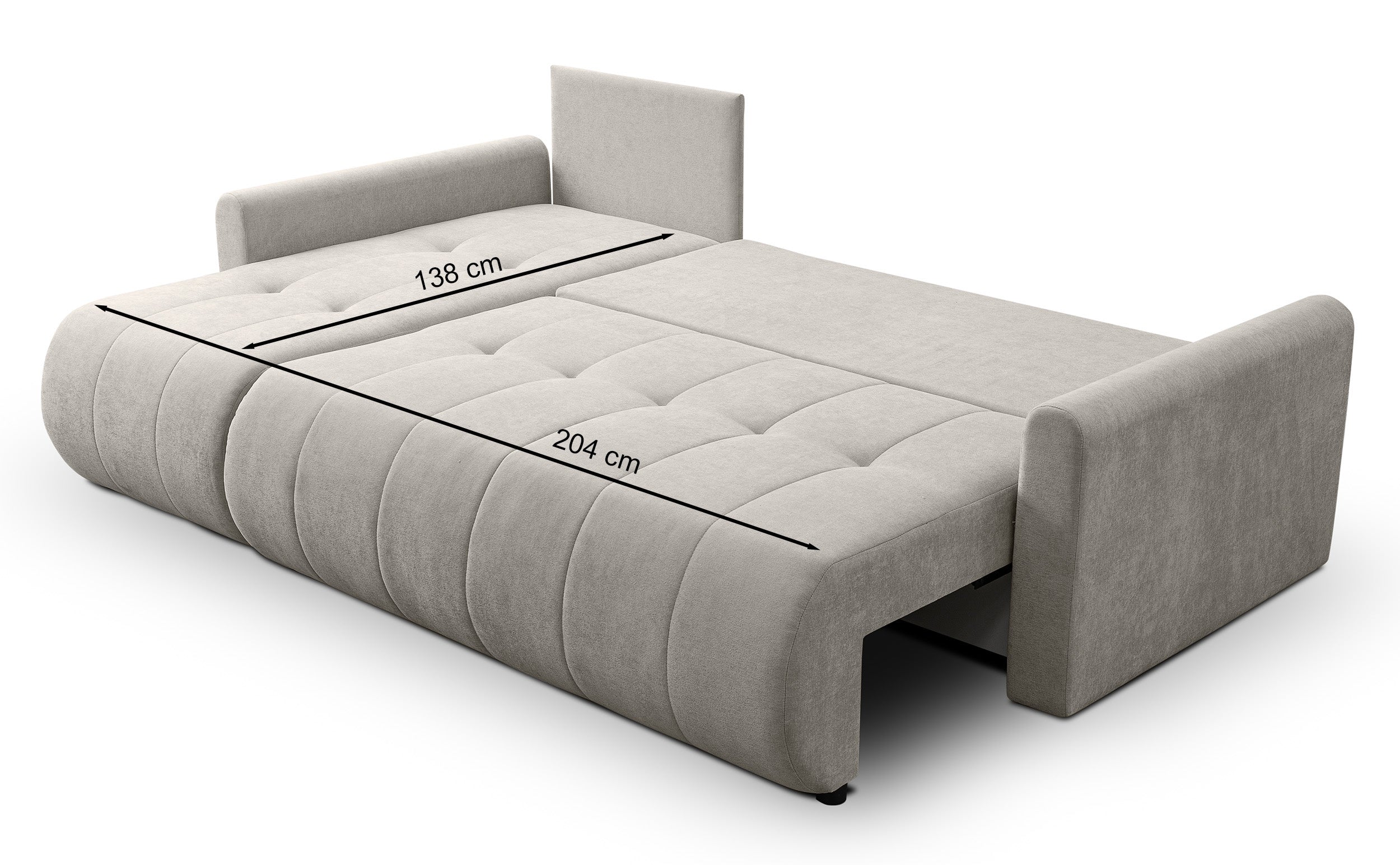 Narożnik z funkcją spania Timmone L-kształtny uniwersalny z pojemnikiem miedziany szenil