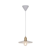 Lampa wisząca Torina złota transparentna