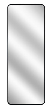 Lustro stojące w aluminiowej ramie Unoa 140x50 cm czarne