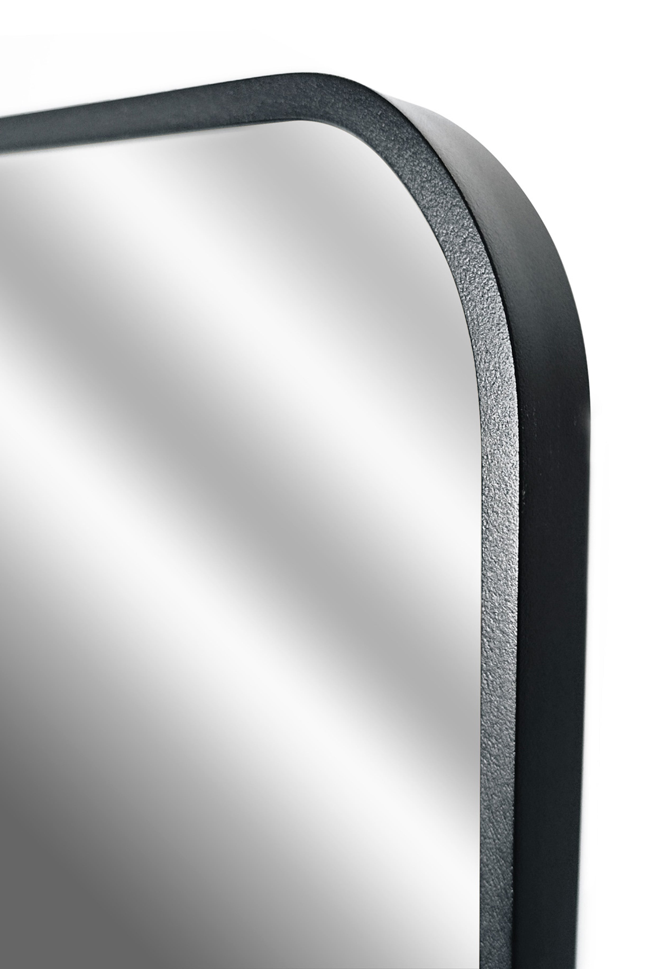 Lustro stojące w aluminiowej ramie Unoa 140x50 cm czarne