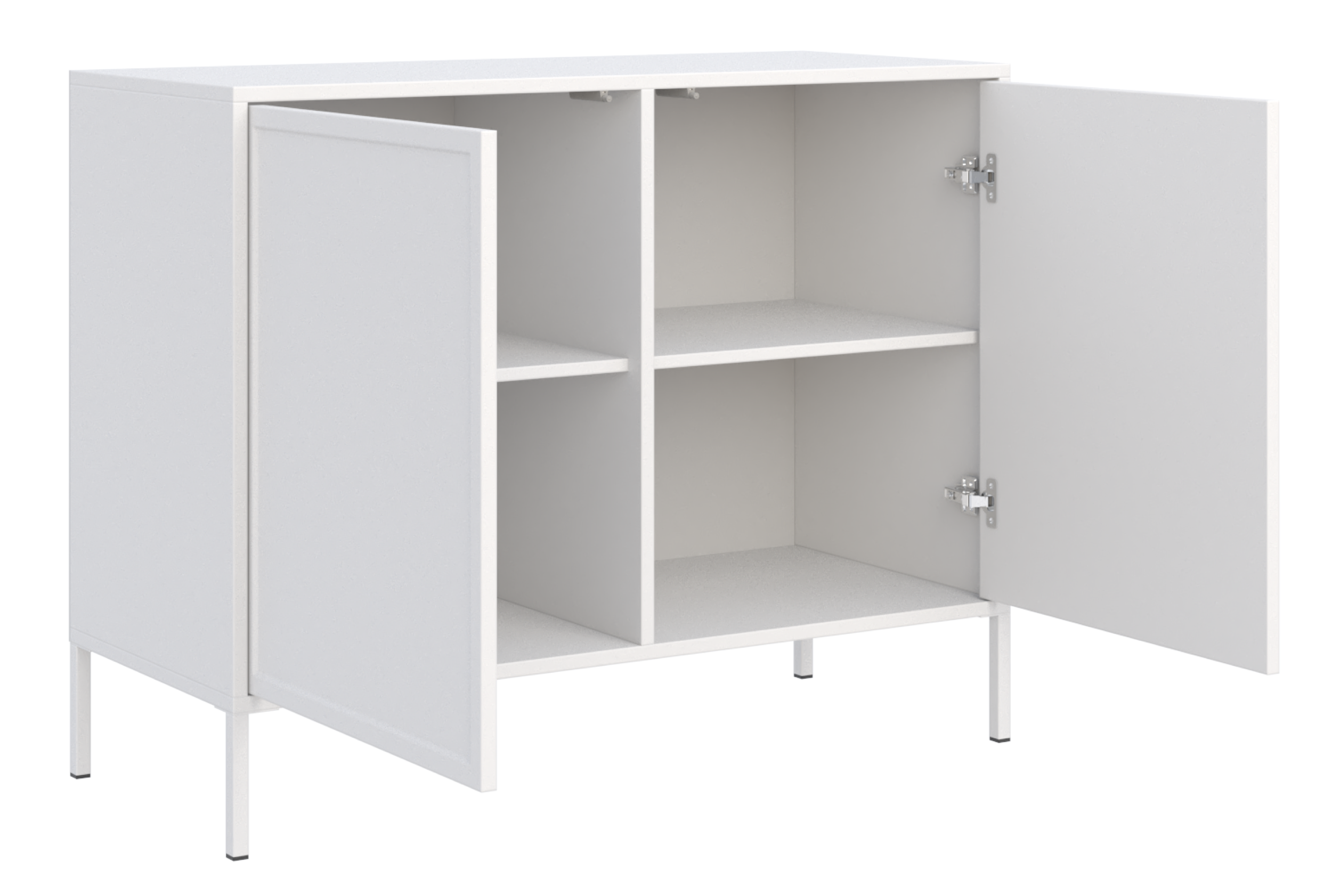 Komoda dwudrzwiowa Velveto 100 cm biały