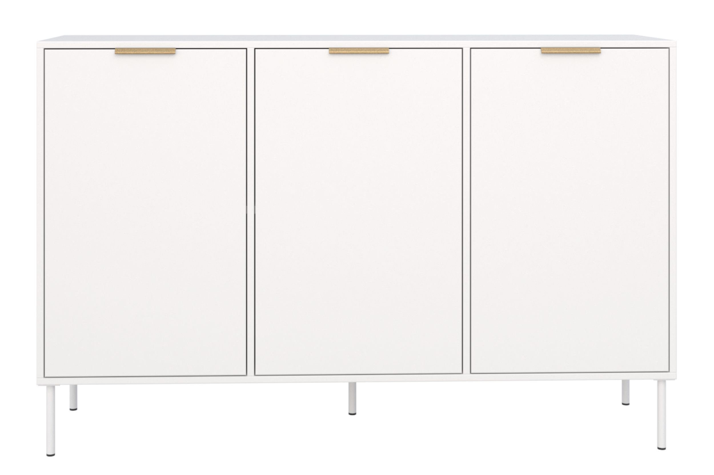 Komoda trzydrzwiowa Vena 150 cm biały
