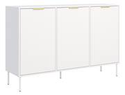Komoda trzydrzwiowa Vena 150 cm biały