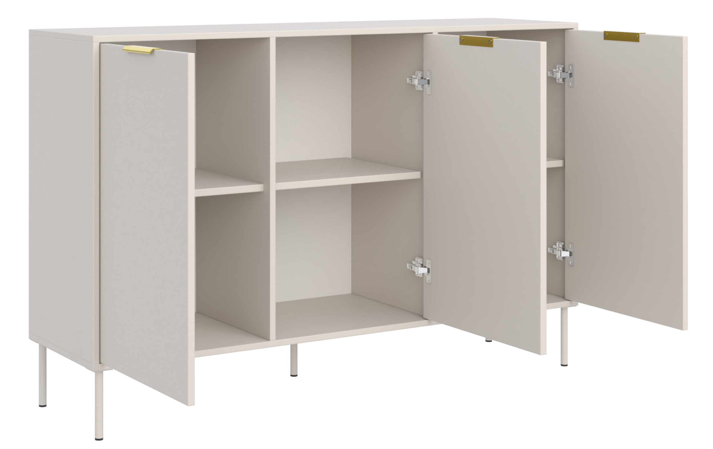 Komoda trzydrzwiowa Vena 150 cm kaszmir