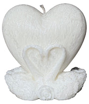 Świeca z wosku palmowego Heart Swan 140 g