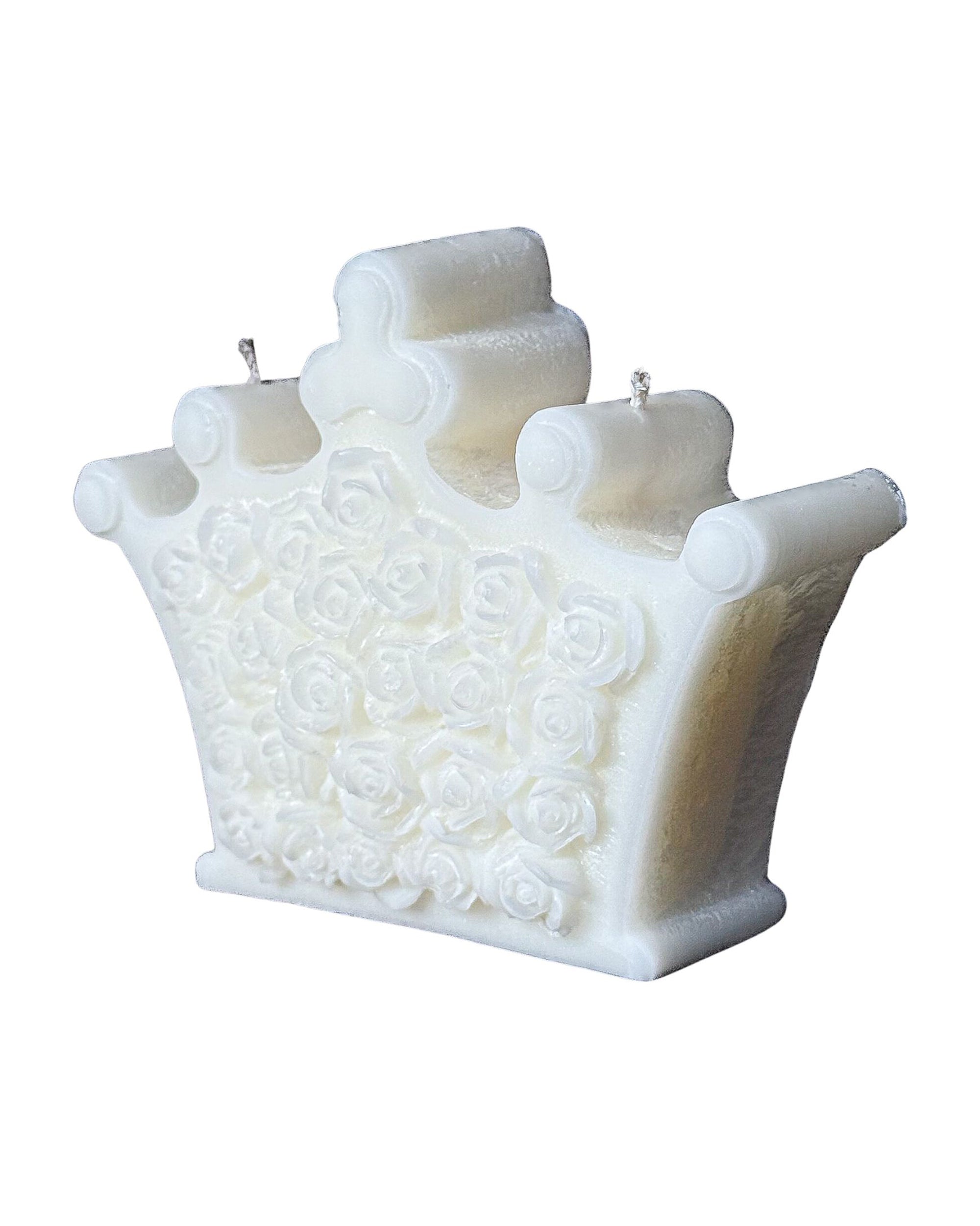 Świeca z wosku palmowego Rose Crown 155 g