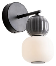 Kinkiet LED Modern x1 ciemny szary