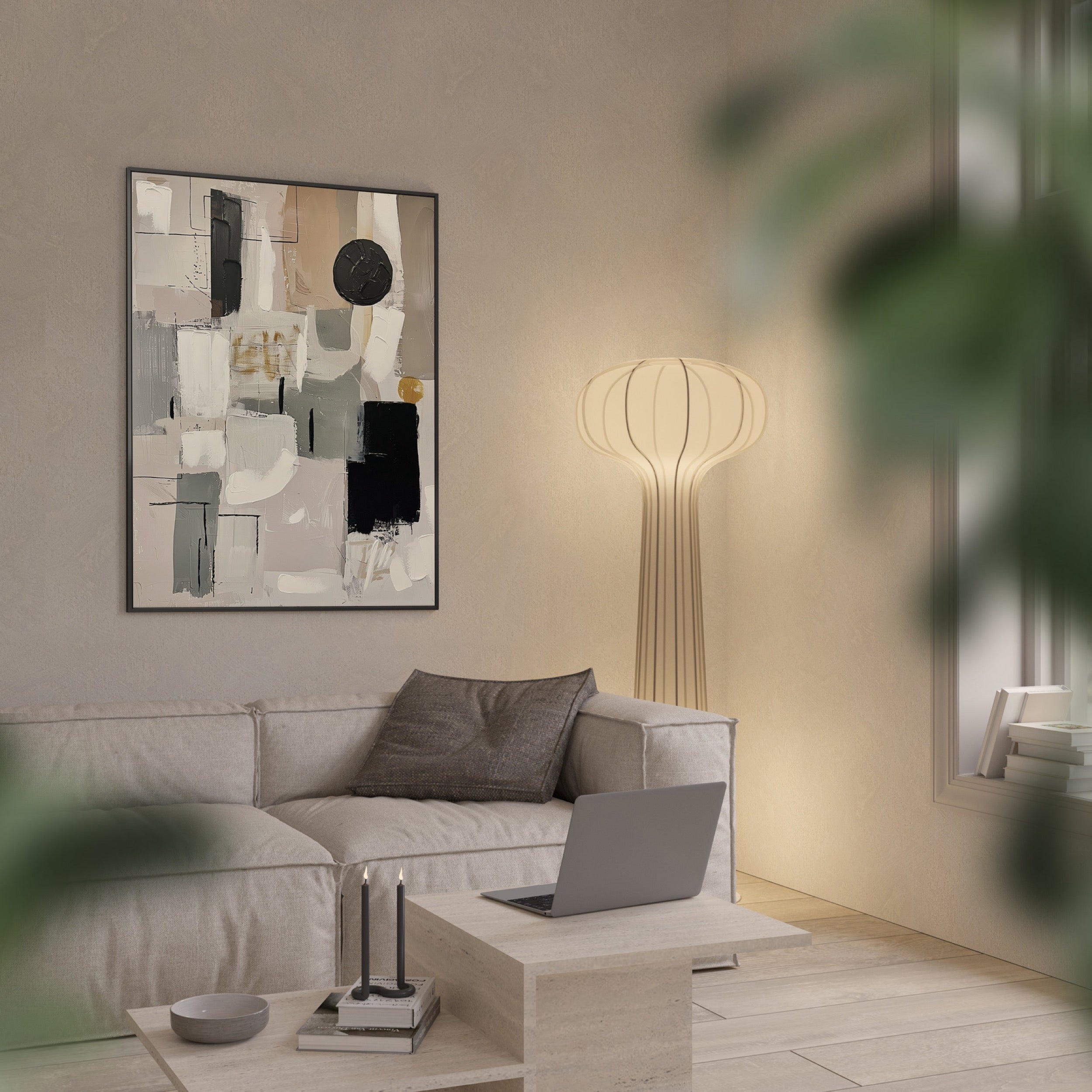 Obraz z ręcznie malowanymi elementami Mee 100x70 cm