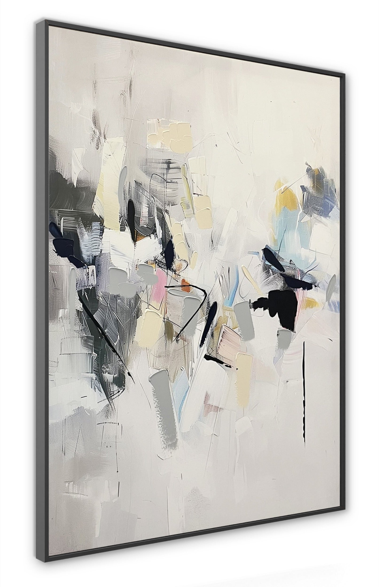 Obraz z ręcznie malowanymi elementami Cro 100x70 cm